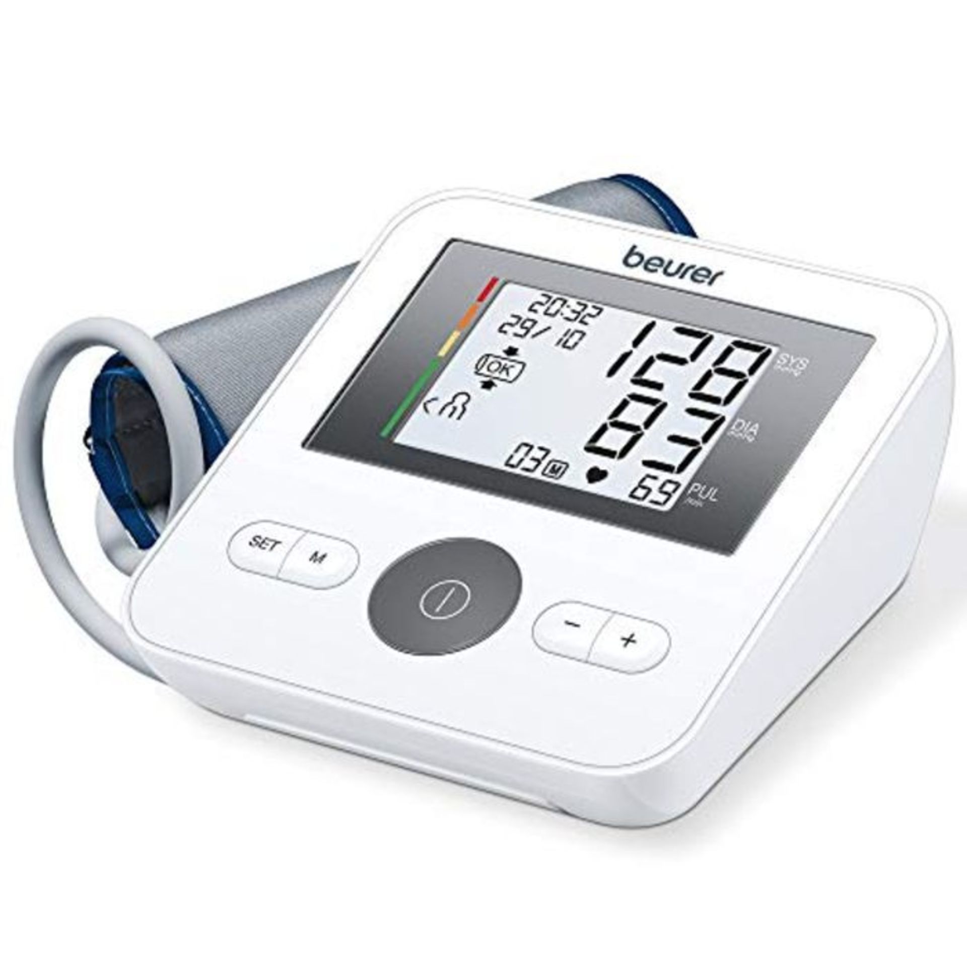 Beurer BM27 Upper Arm Blood Pressure Monitor Medical Device XL Upper-Arm Cuff (22-42 c