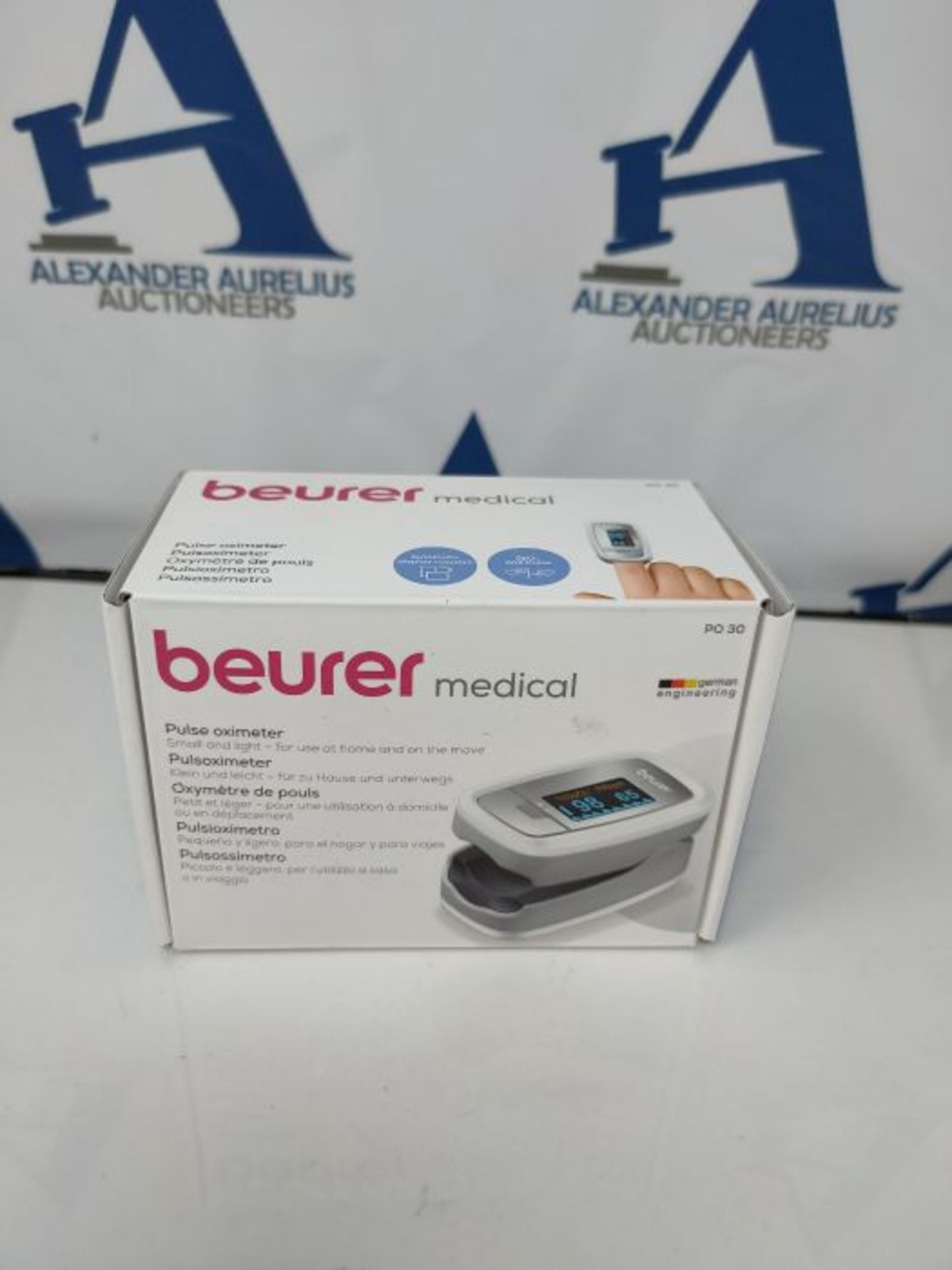 Beurer PO30 Pulse Oximeter | Determination of heart rate and arterial oxygen saturatio - Image 2 of 3