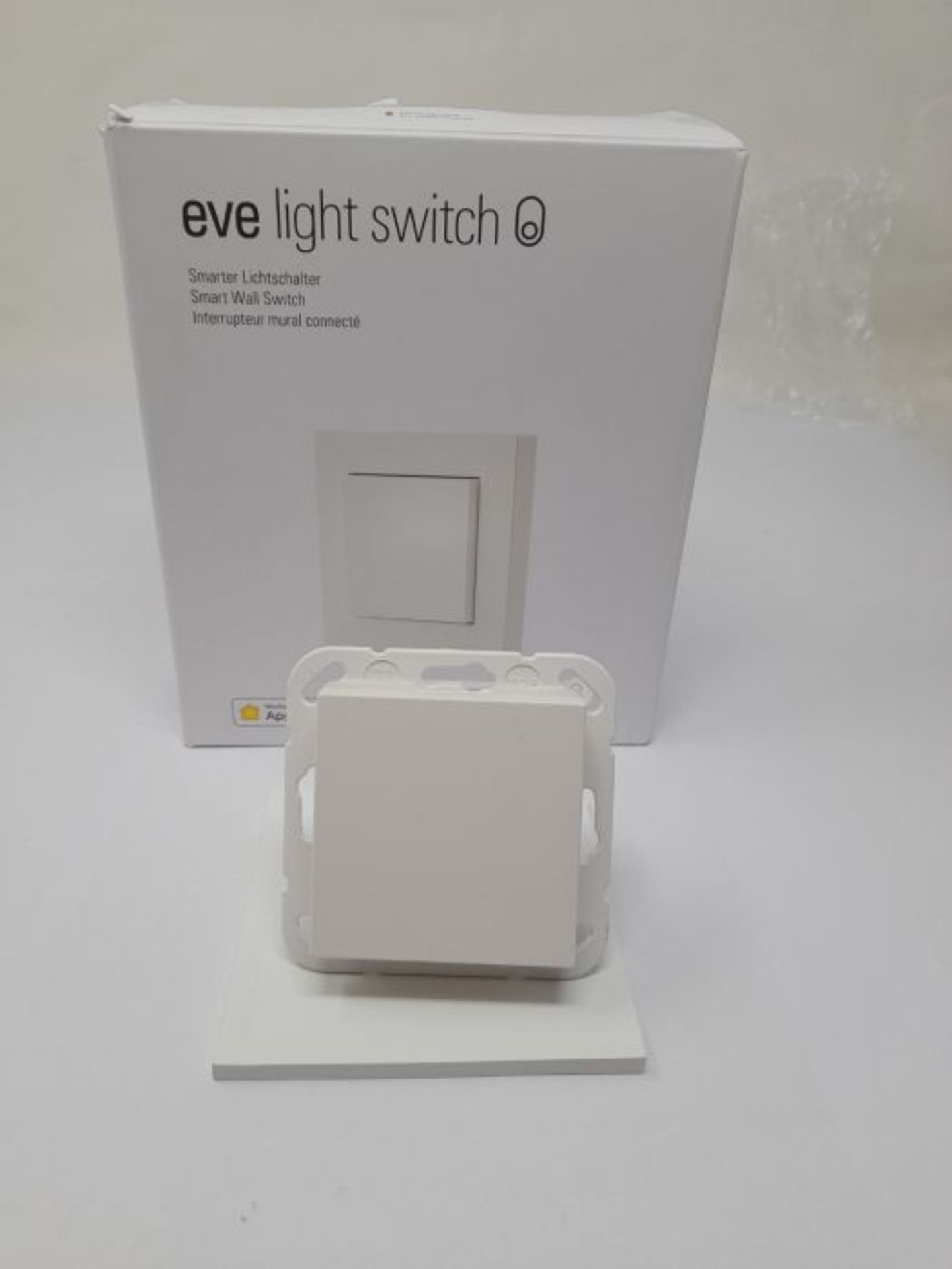 RRP £94.00 [INCOMPLETE] Eve Light Switch â¬  Smarter Lichtschalter (Apple HomeKit), Einfach- - Image 3 of 3