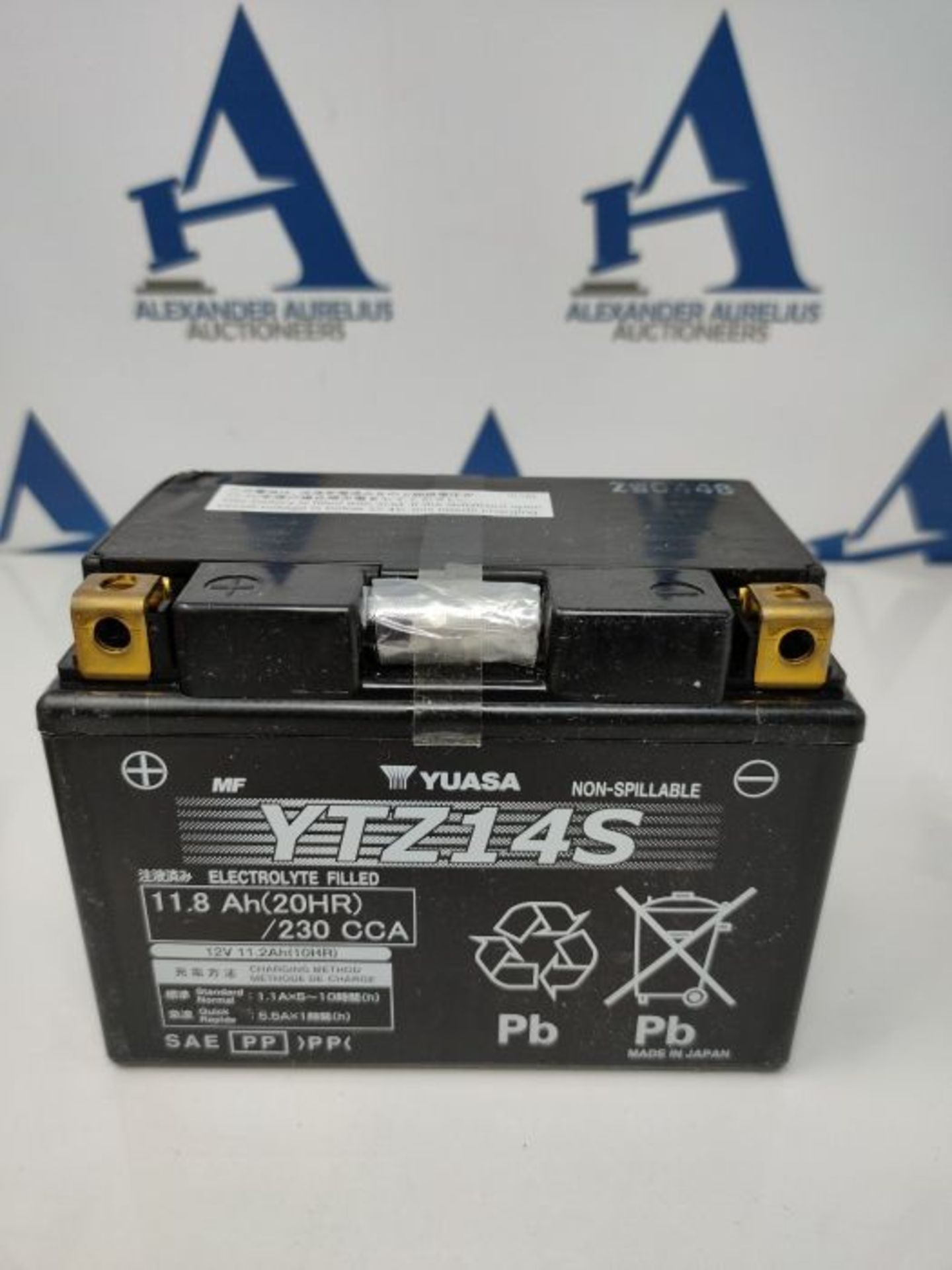 RRP £84.00 Yuasa Batterie YTZ14S, 12V - 11,2Ah. - Image 3 of 3