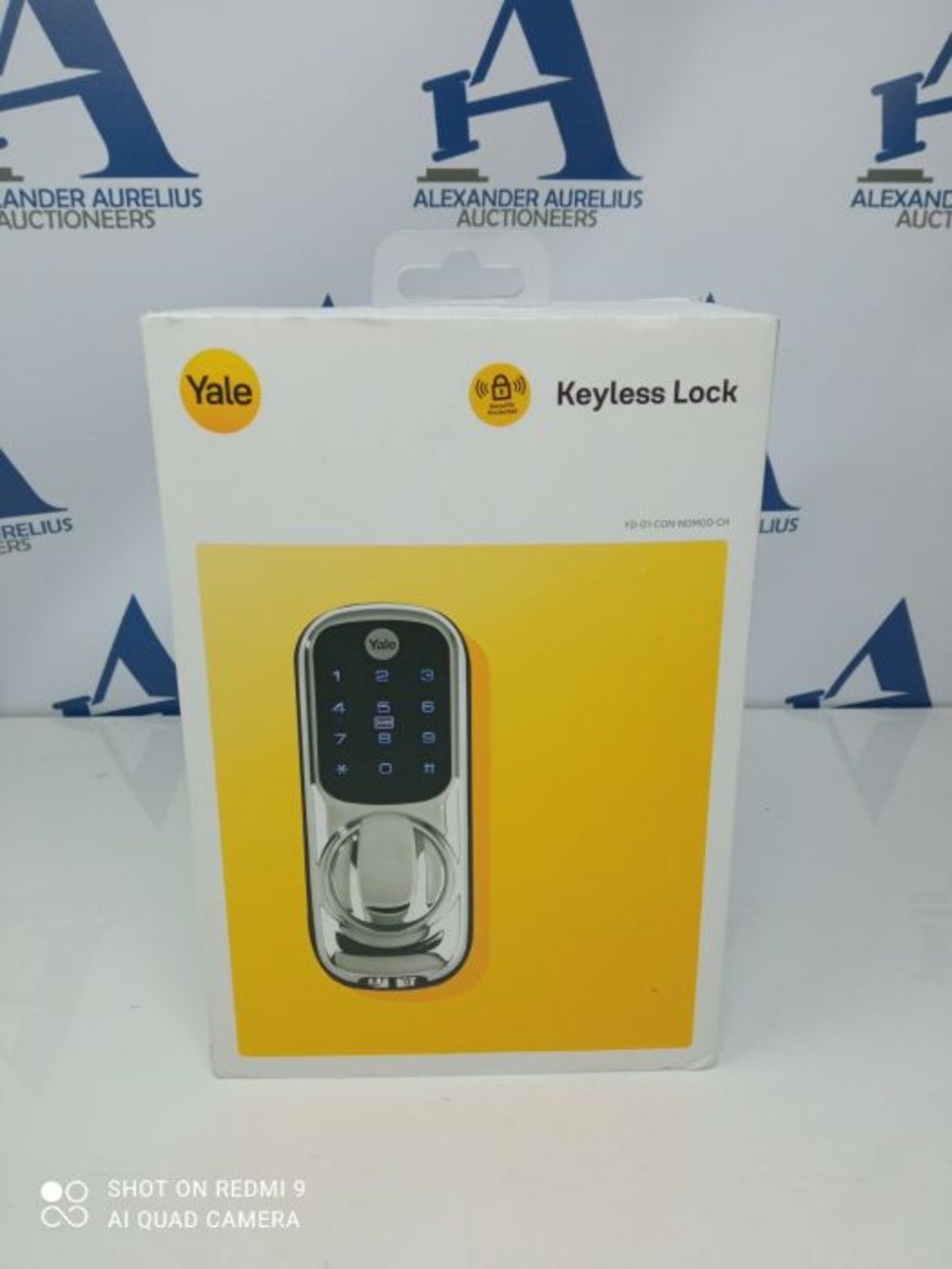 RRP £83.00 Yale Keyless Connected Smart Door Lock (Chrome) - Image 2 of 3