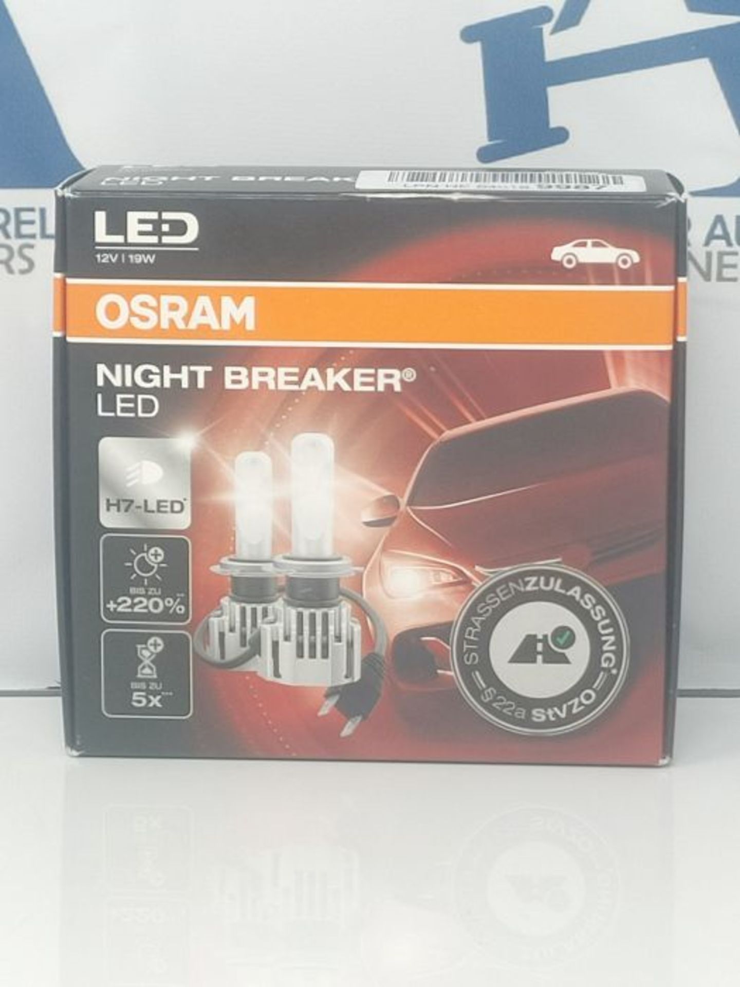 RRP £106.00 OSRAM NIGHT BREAKER H7-LED; bis zu 220 % mehr Helligkeit, erstes legales LED H7 Abblen