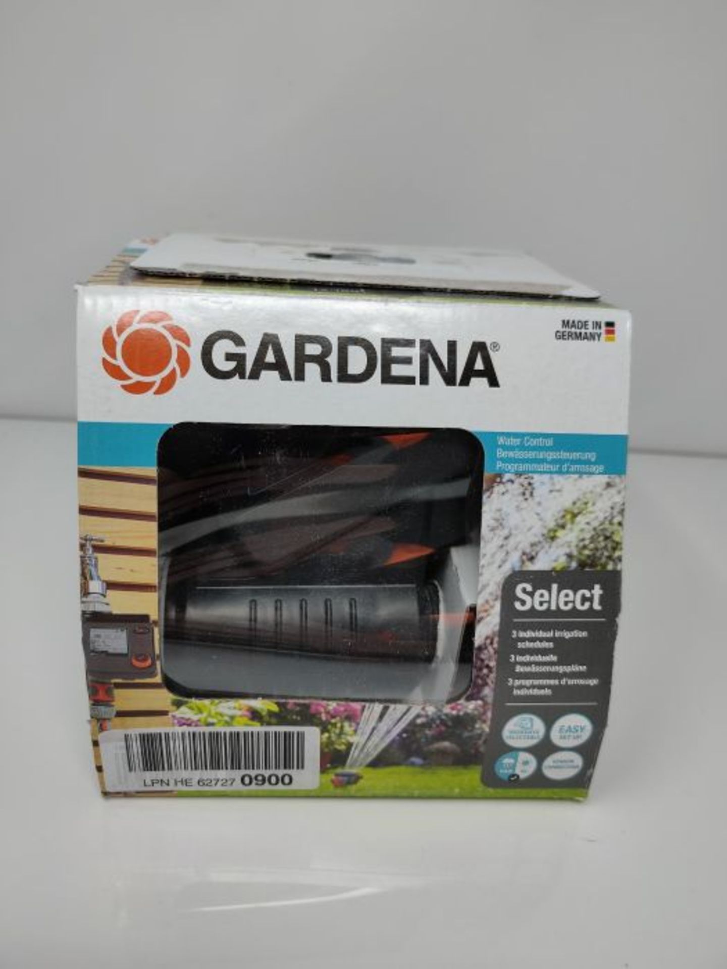Gardena Select irrigation control, black, gray, orange - Image 2 of 3