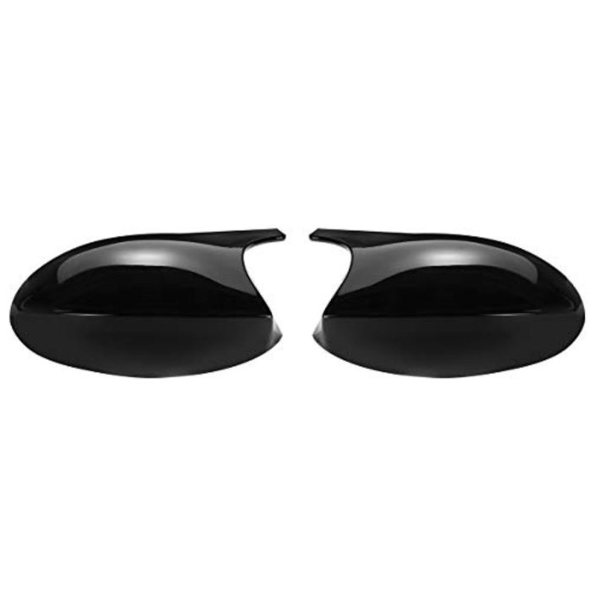 Viviance 2Pcs Car Rear View Mirror Cap Cover Replacement Glossy Black Left & Right com