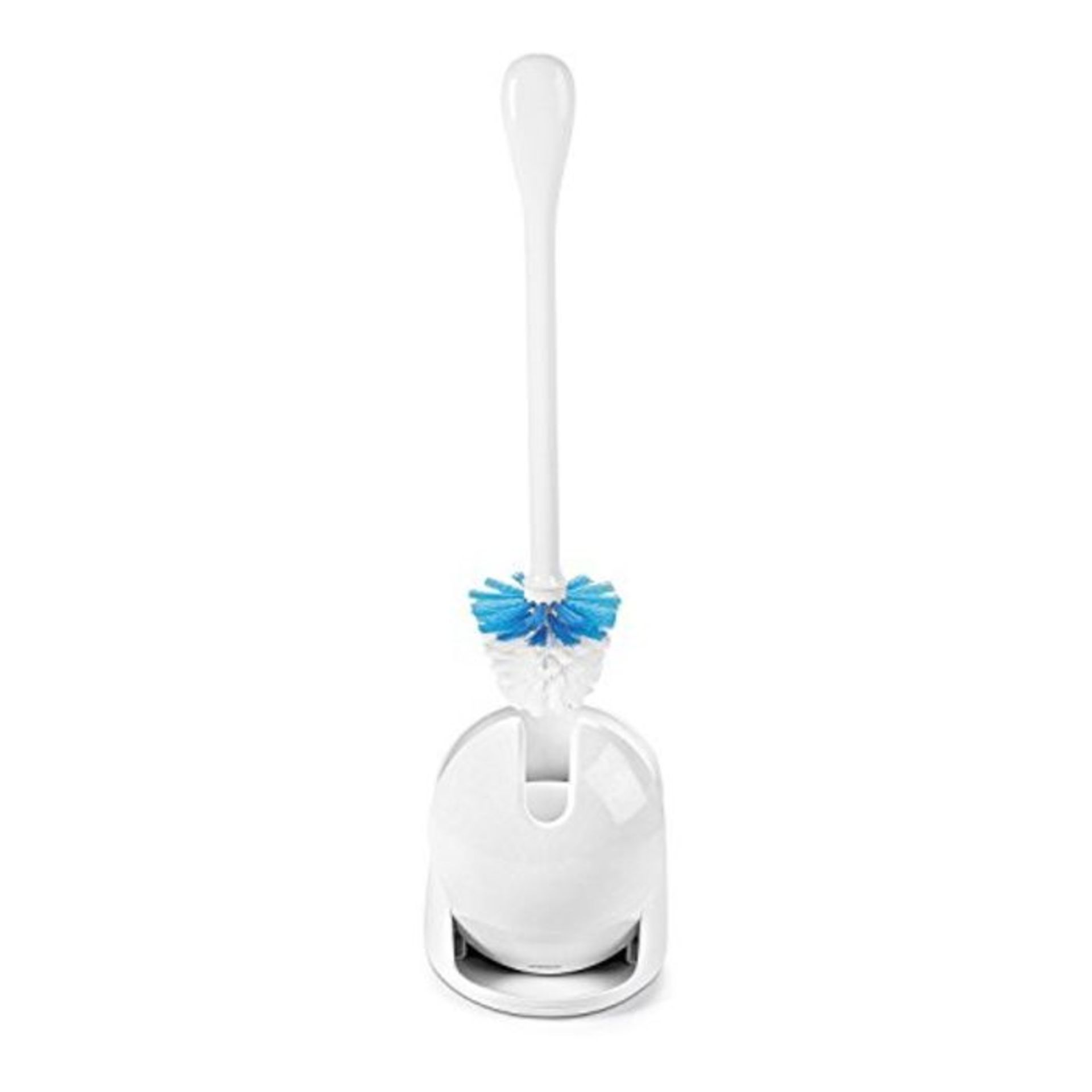 OXO 1281600 Good Grips Compact Toilet Brush & Canister-White, Inoxidable, 6" x 4-3/4"