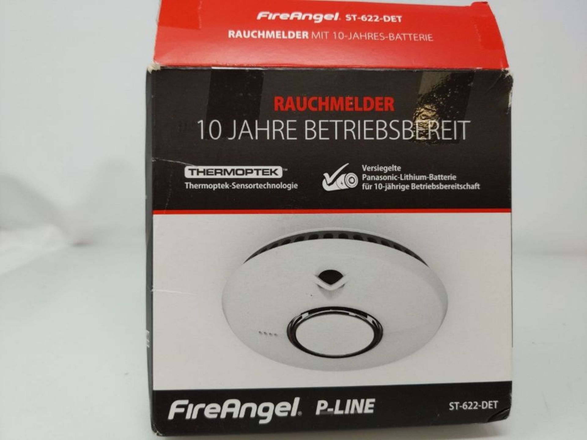 1x FireAngel battery powered smoke alarm with 10&nbsp;year battery for use in home liv - Image 2 of 3