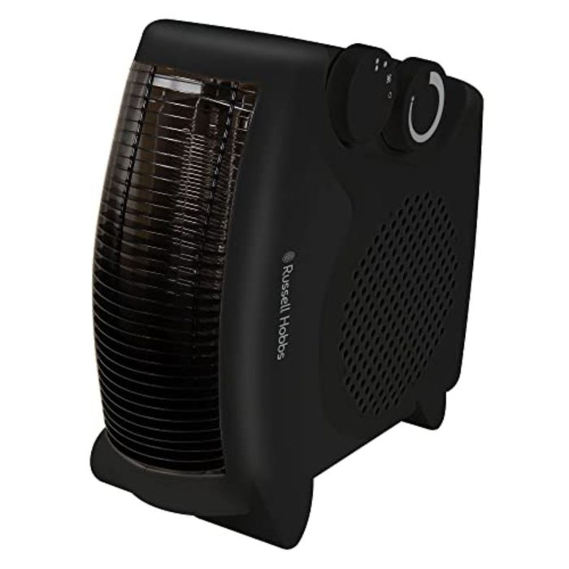 Russell Hobbs RHFH1005B Black 2 kW Portable Horizontal or Vertical Ceramic Fan Heater