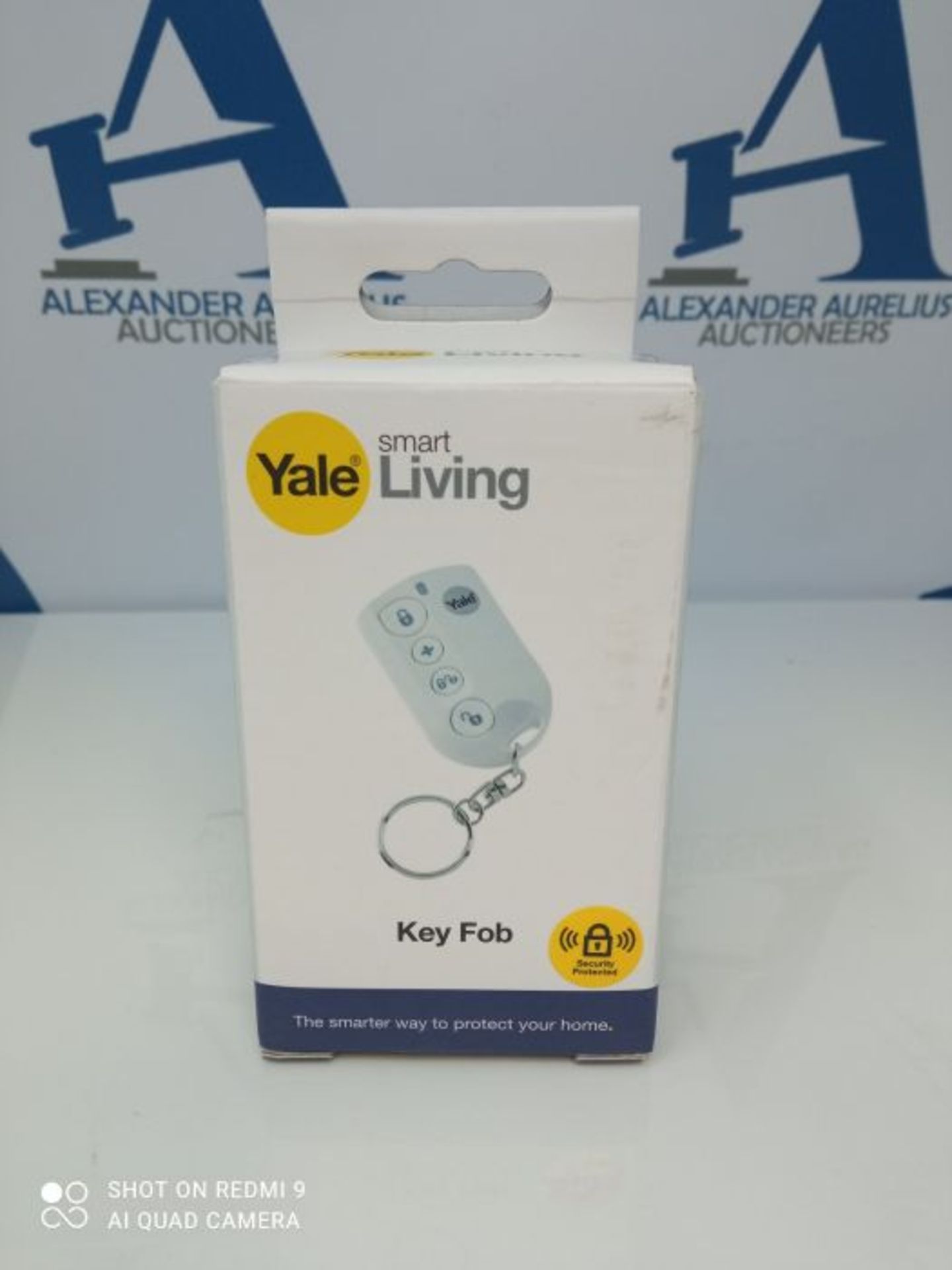 Yale EF-KF Easy Fit Alarm Remote Keyfob, White, DIY Friendly, Accessory for SR & EF Al - Image 2 of 3