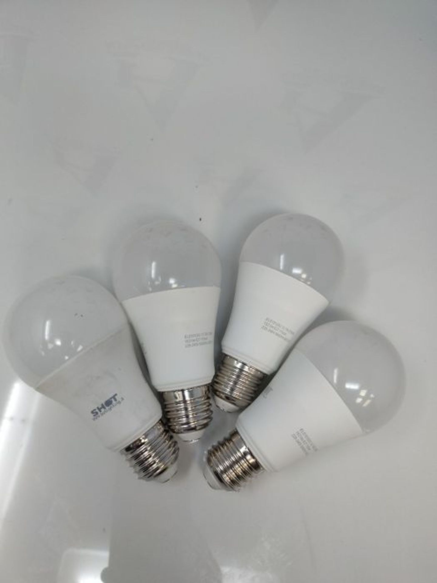 Philips LED A60 6 Pack Frosted Light Bulbs [E27 Edison Screw] 13W - 100 W Equivalent, - Image 3 of 3