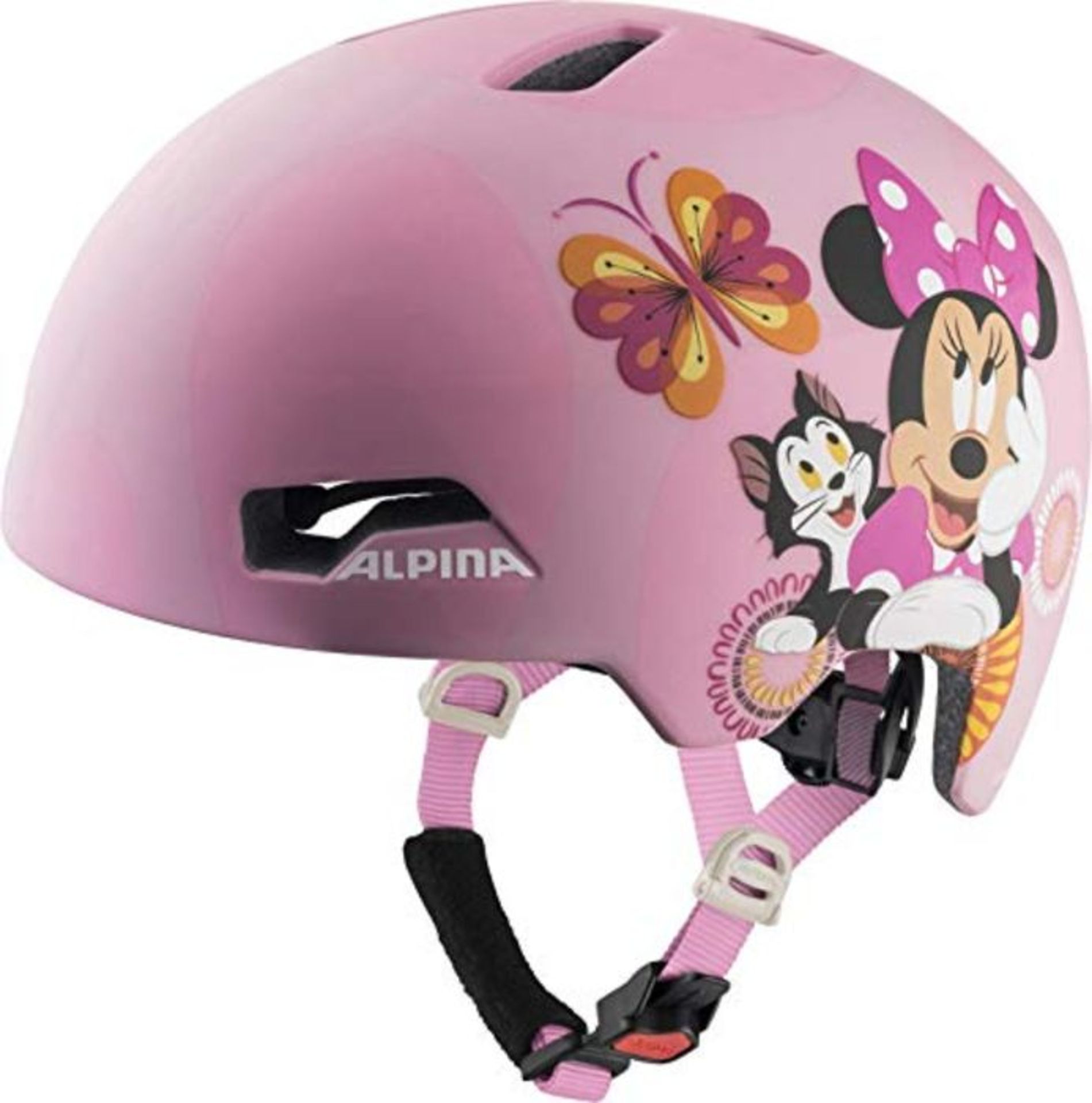 Alpina Hackney Casco de Ciclismo, Girls, Disney Minnie Mouse, 47-51