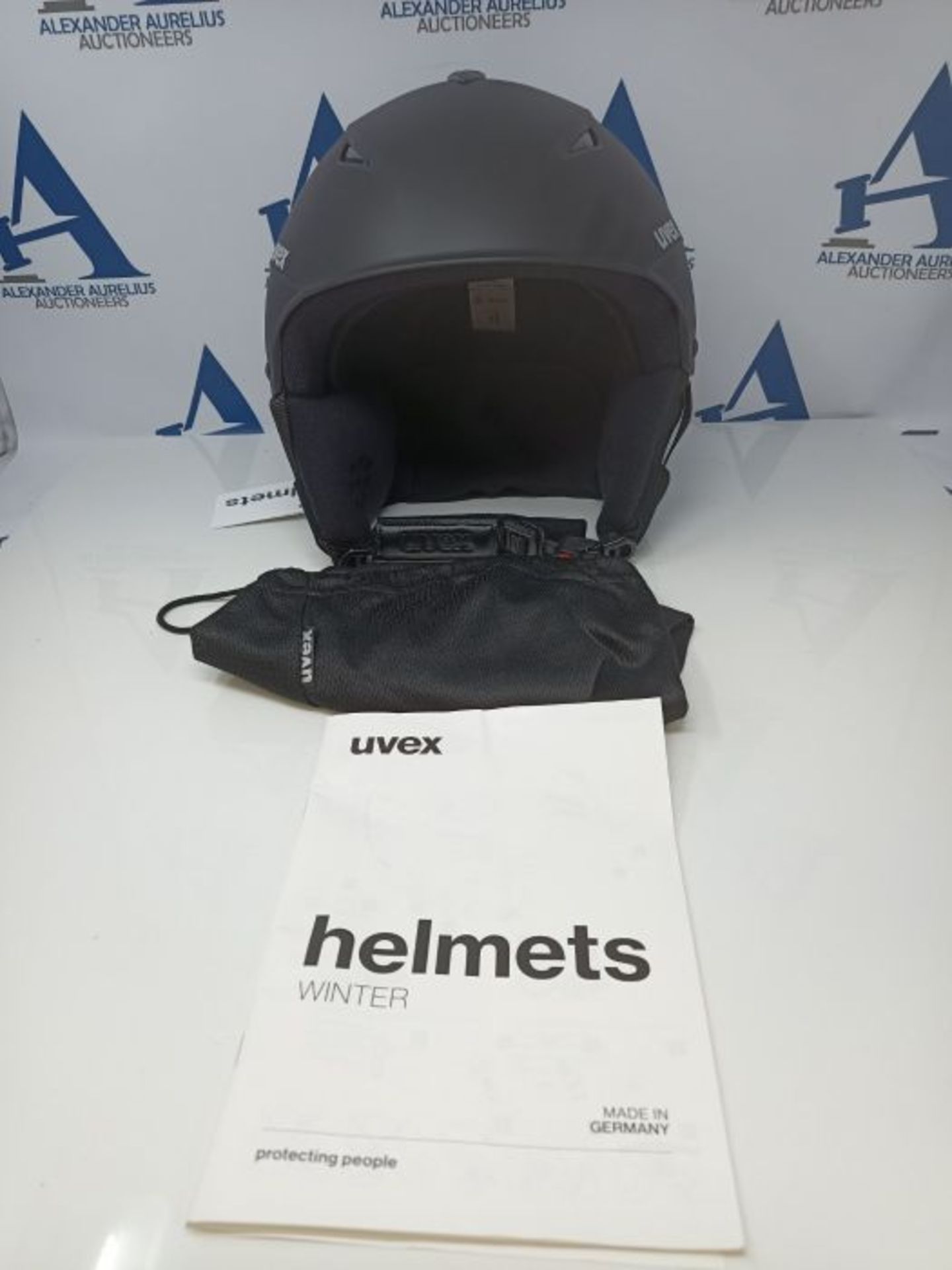 RRP £89.00 uvex Unisex-Adult, Magnum Ski Helmet, Black Mat, 61-65 cm - Image 3 of 3