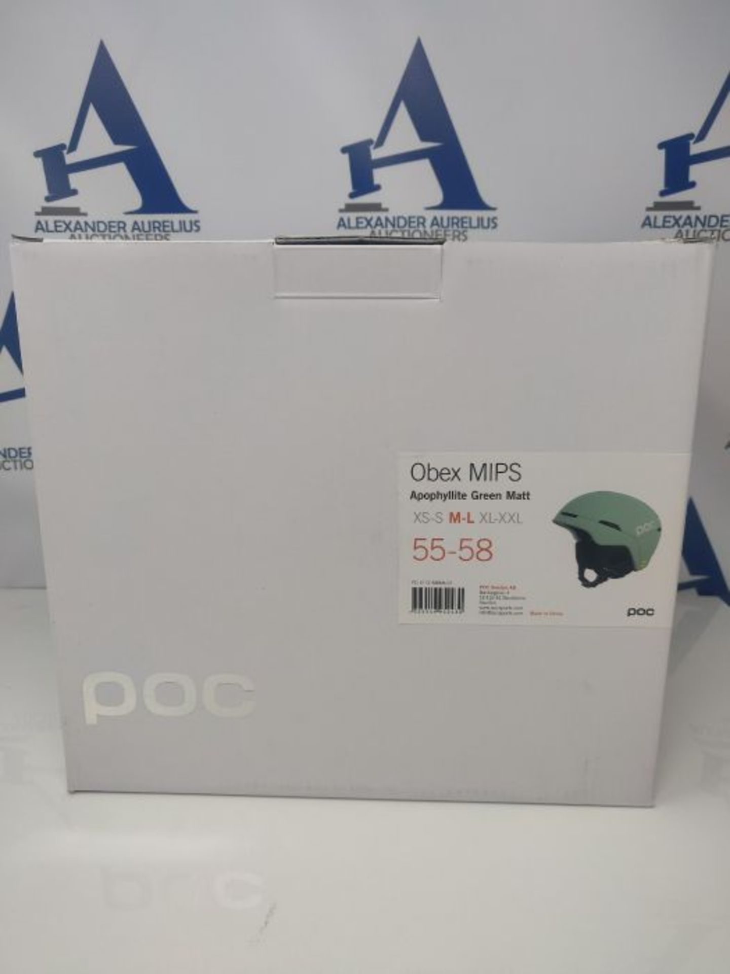 RRP £150.00 POC Unisex - Adult's Obex MIPS Ski Helmet, Apophyllite Green Matt, M-L (54-59cm) - Image 2 of 3