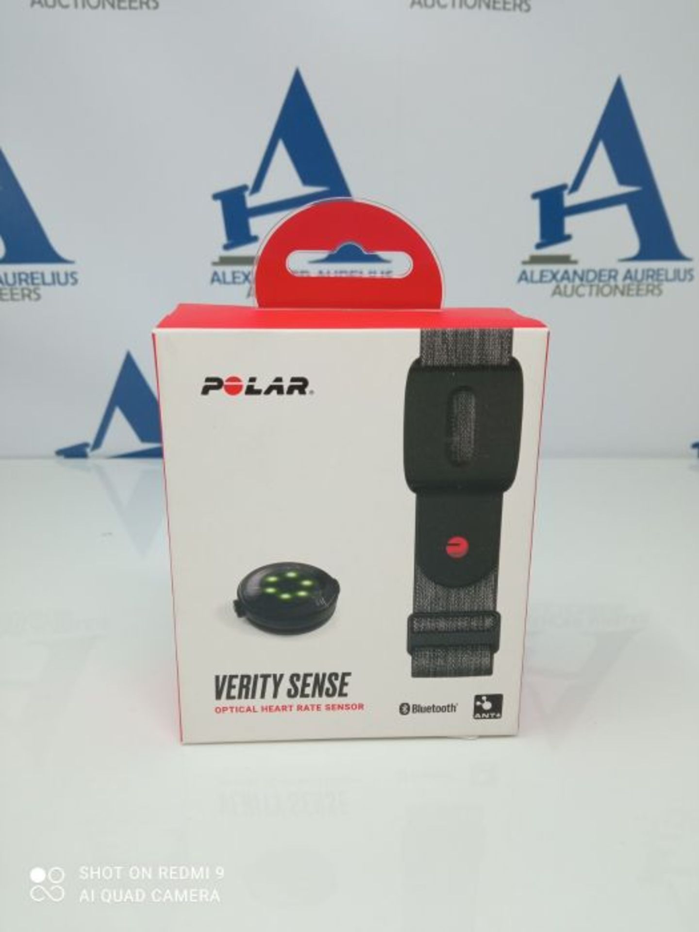 RRP £78.00 Polar Verity Sense - Optical Heart Rate Monitor Armband for Sport - ANT+ and Dual Blue - Image 2 of 3