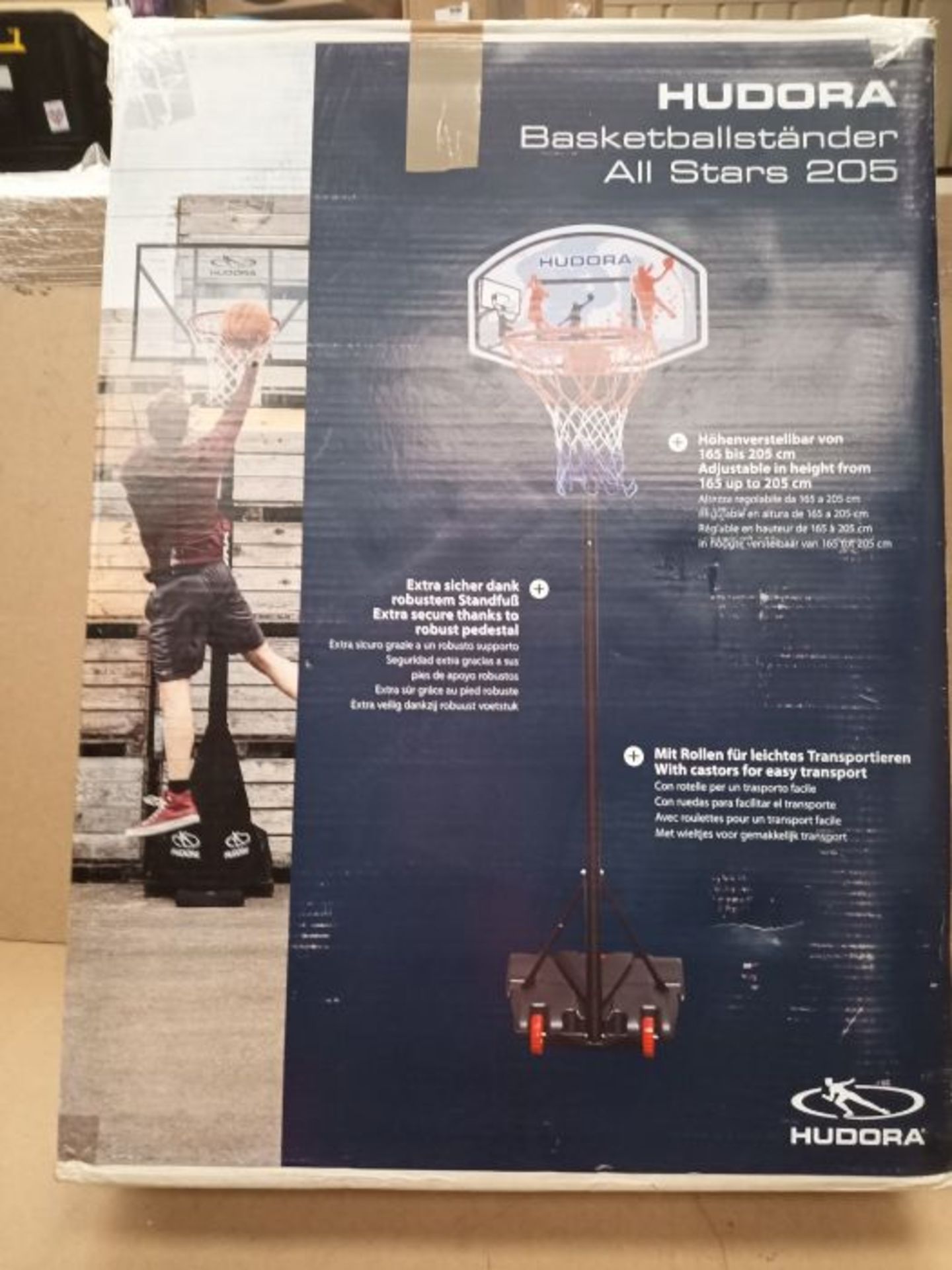 RRP £53.00 Hudora All Stars Basketball Net and Stand - Image 2 of 3