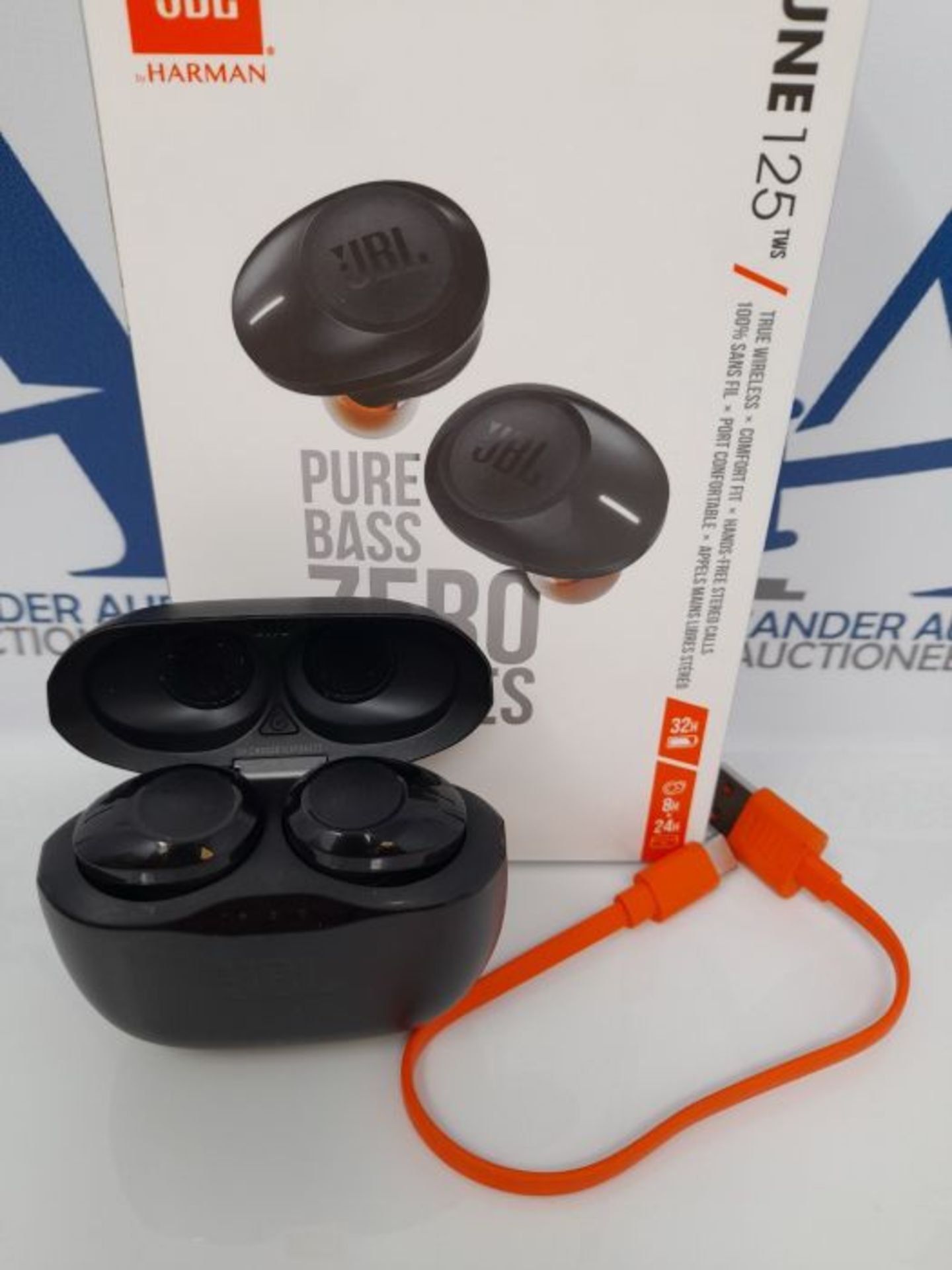 RRP £84.00 JBL Tune 125 Tws in-Ear Earphones - True Wireless Bluetooth Headphones with Powerful B - Image 2 of 3