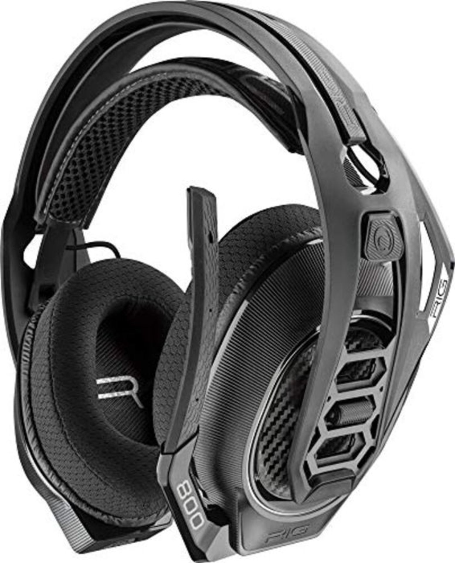 RRP £109.00 Plantronics RIG 800LX, DOLBY Atmos kabellose Gaming-Kopfhörer, Mikrofon, schwarz Xbox