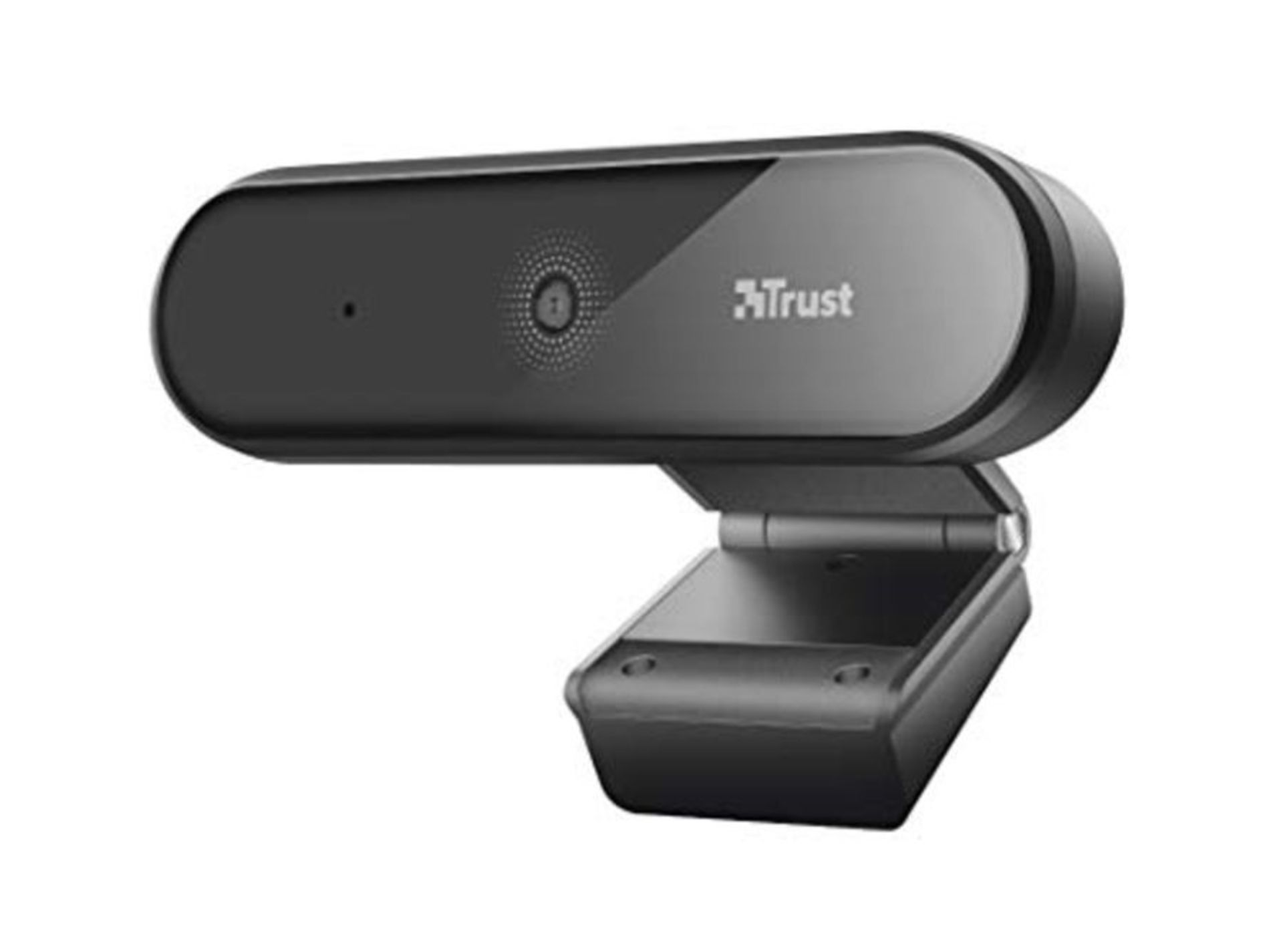 Trust 23637 Tyro Webcam Full HD 1080p mit Mikrofon für PC (Weitwinkel, Auto Fokus, US