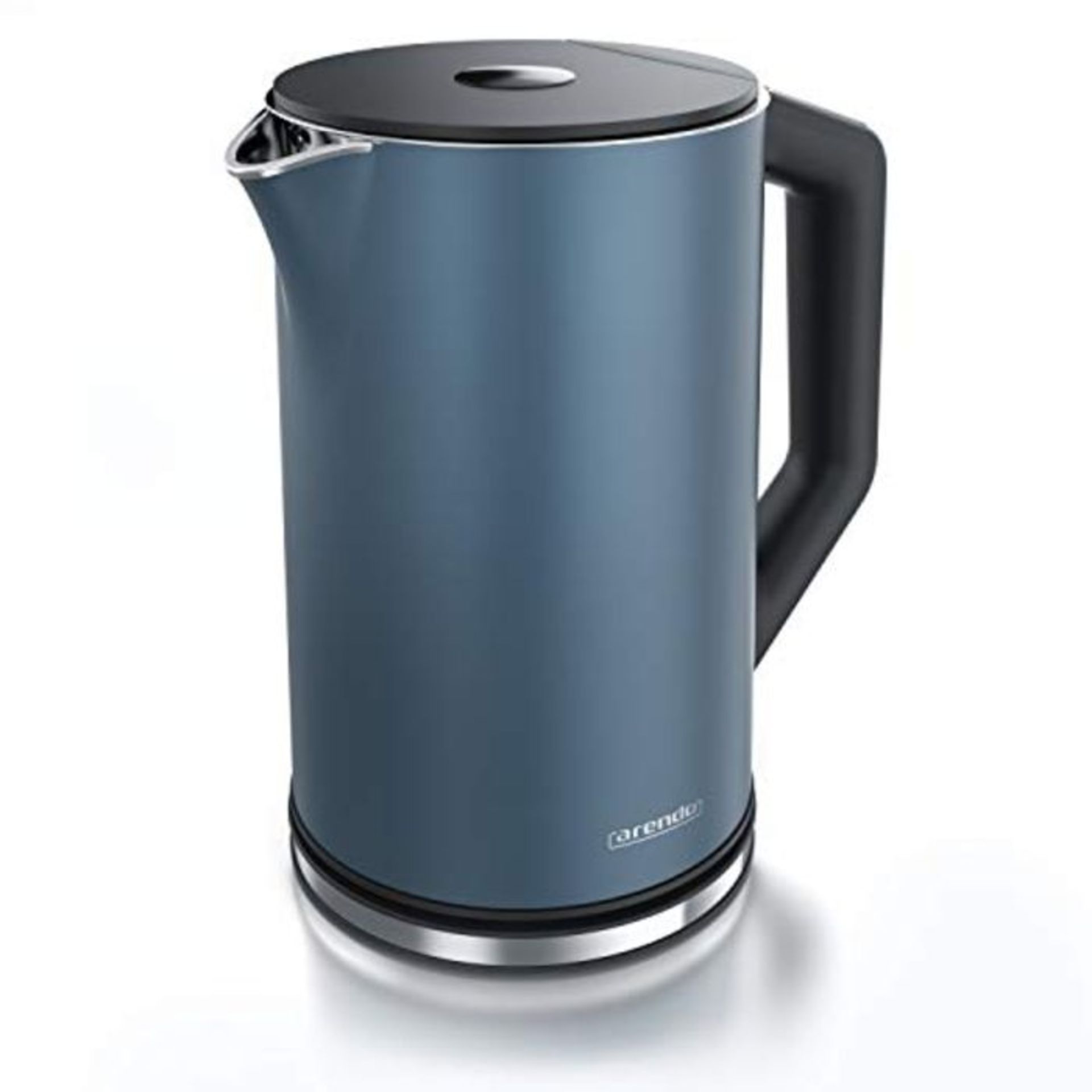 RRP £52.00 Arendo - Stainless steel kettle with temperature setting 40-100 degrees in 5 steps - D