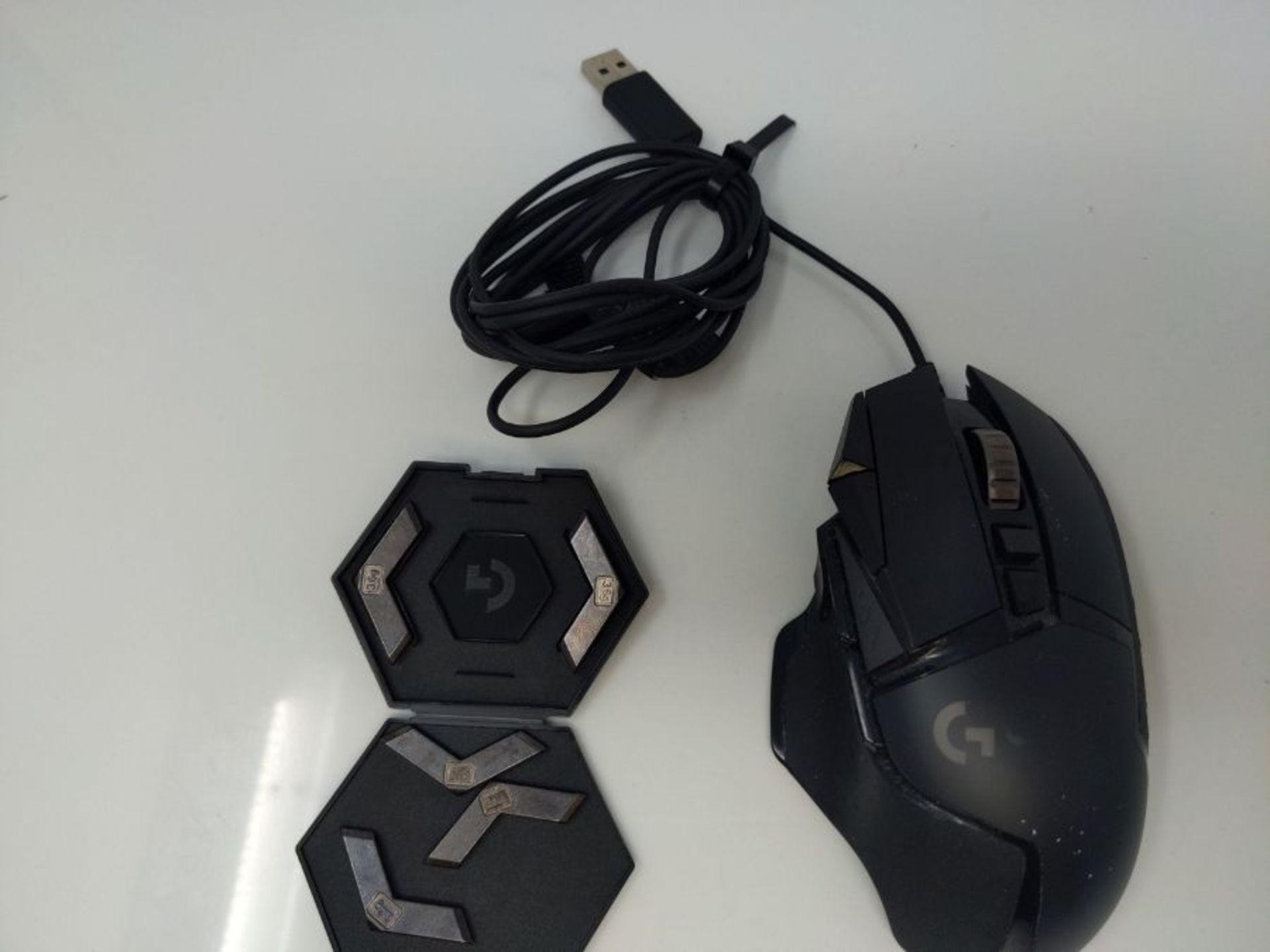 RRP £59.00 Logitech G502 HERO Mouse Gaming Prestazioni Elevate, Sensore HERO 25K, 25.600 DPI, RGB - Image 3 of 3