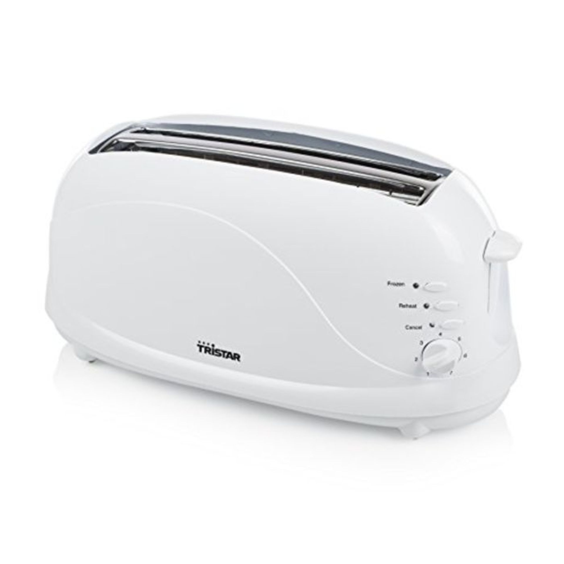 Tristar BR-1045 Toaster BR-1045 Toaster, 4 slice(s), White, Buttons,Rotary, 1100 W