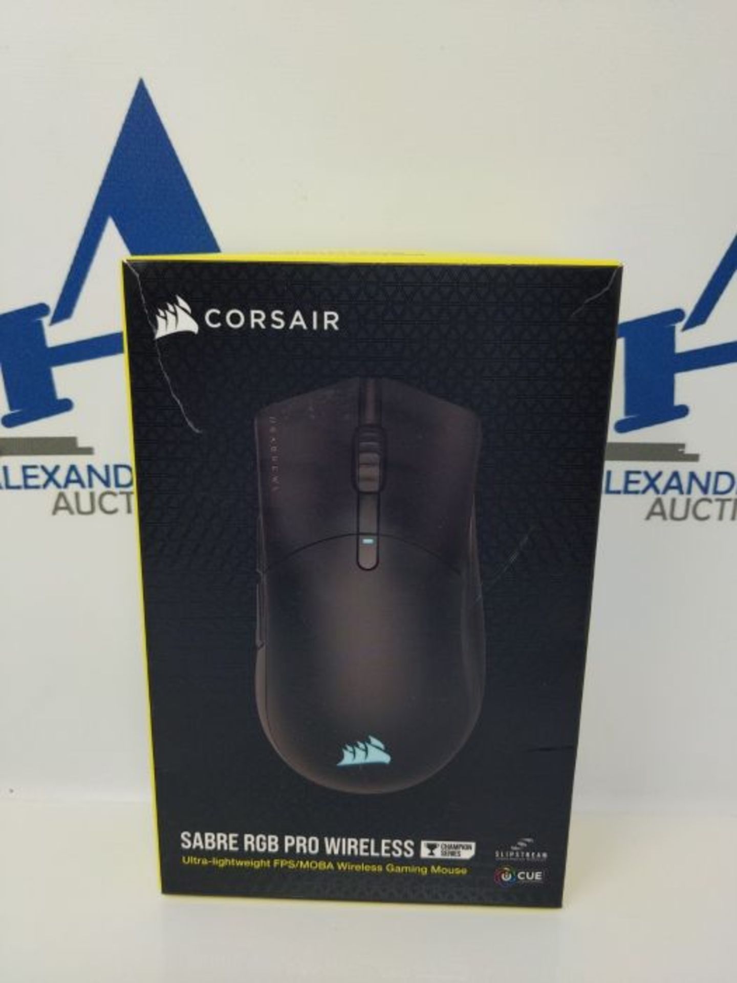 RRP £83.00 Corsair SABRE RGB PRO WIRELESS CHAMPION SERIES, Ultra-lightweight FPS/MOBA Wireless Ga - Image 2 of 3