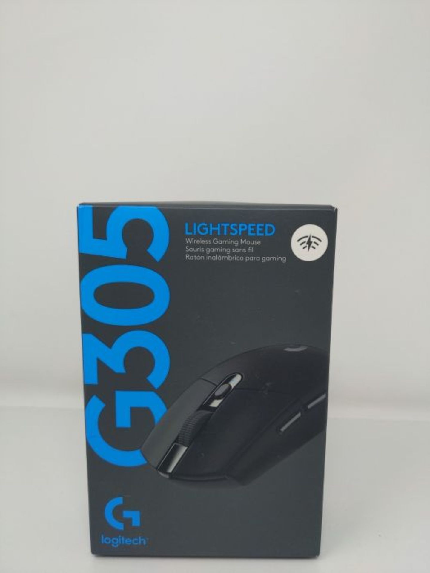 Logitech G305 LIGHTSPEED Wireless Gaming Mouse, HERO 12K Sensor, 12,000 DPI, Lightweig - Image 2 of 3