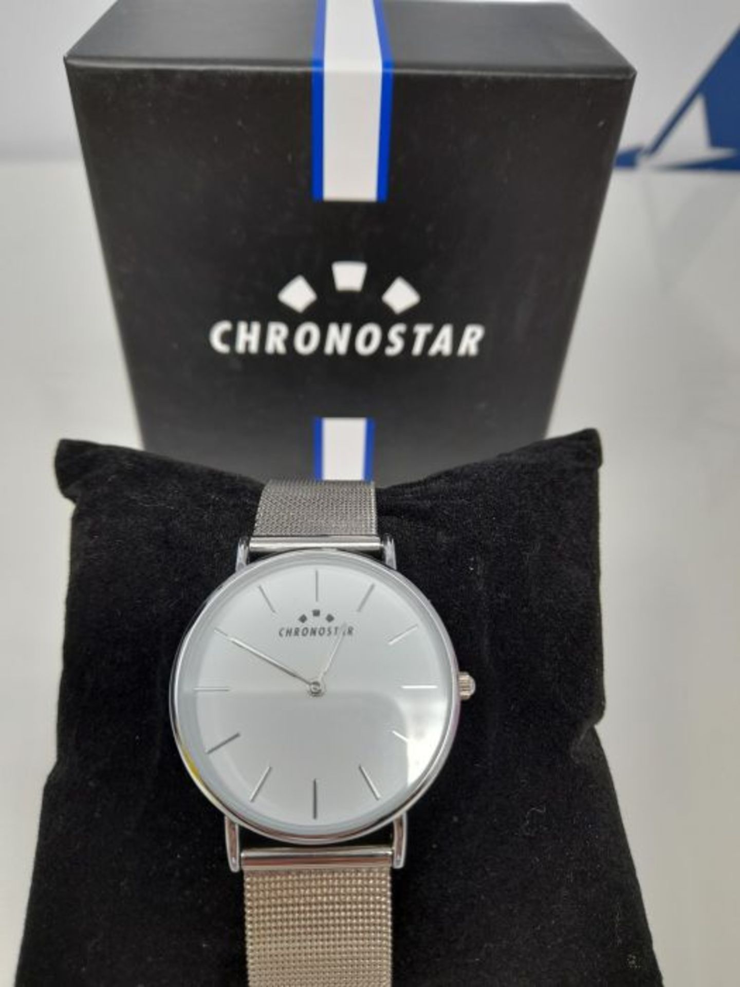 CHRONOSTAR Damen Analog Quarz Uhr mit Edelstahl Armband R3753252507 - Image 2 of 3