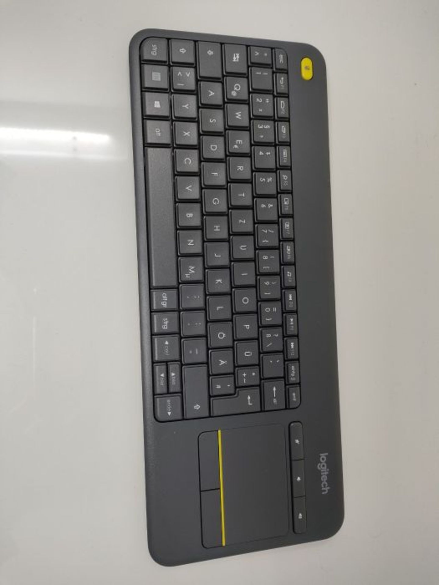 Logitech K400 Plus Kabellose Touch-TV-Tastatur mit integriertem Touchpad, HTPC-Tastatu - Image 3 of 3