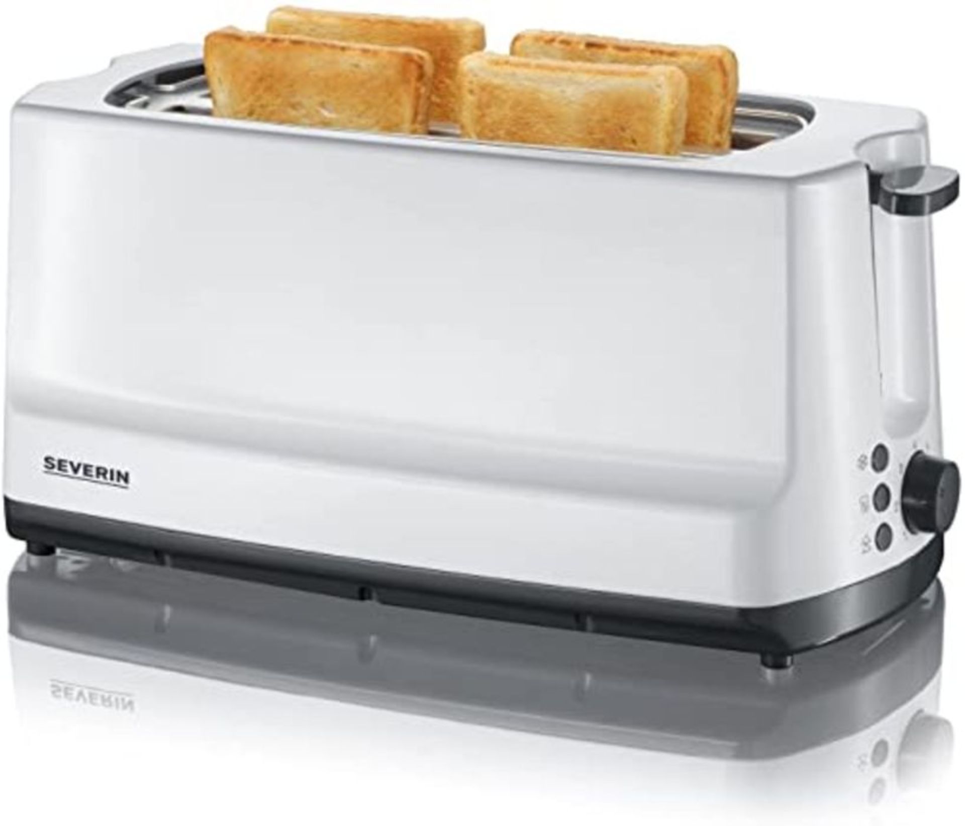 Severin Automatic double long slot toaster with 1400 W of power AT 2234, black