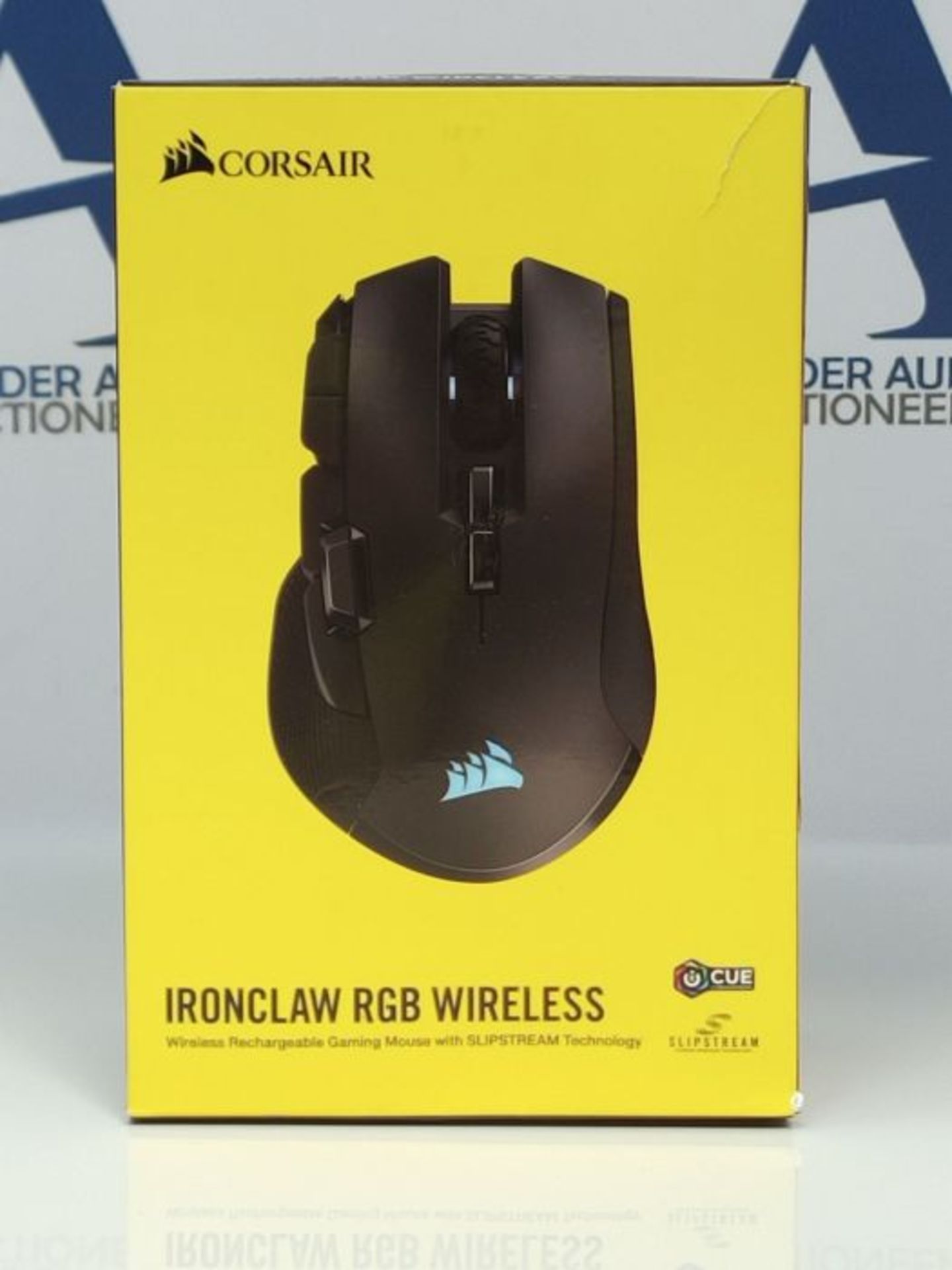 RRP £67.00 Corsair Ironclaw Wireless RGB, Rechargeable Wireless Optical Gaming Mouse with Slipstr - Image 2 of 3