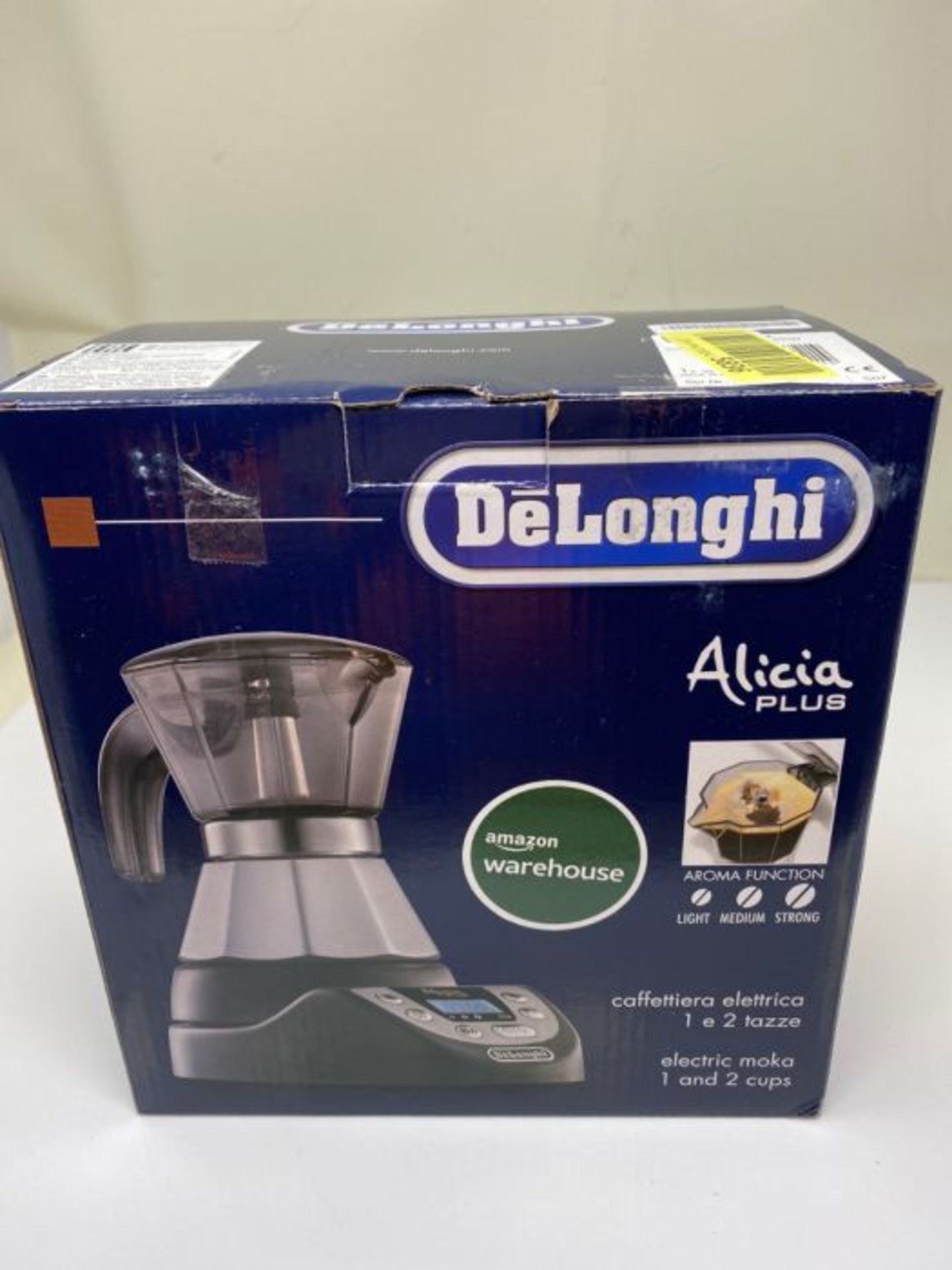 RRP £53.00 De longhi mocha electr. emkp21. b-timer function adapter barley-half - Image 2 of 3