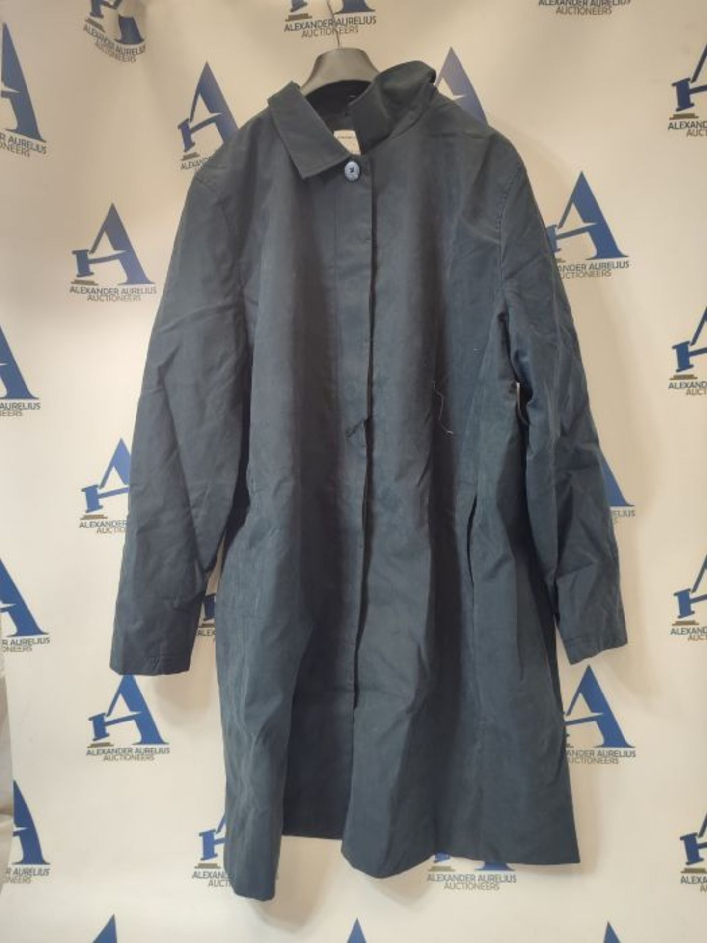 Amazon Essentials Water-resistant Trench Coat Jacket, Slate Black, XXL - Image 2 of 3