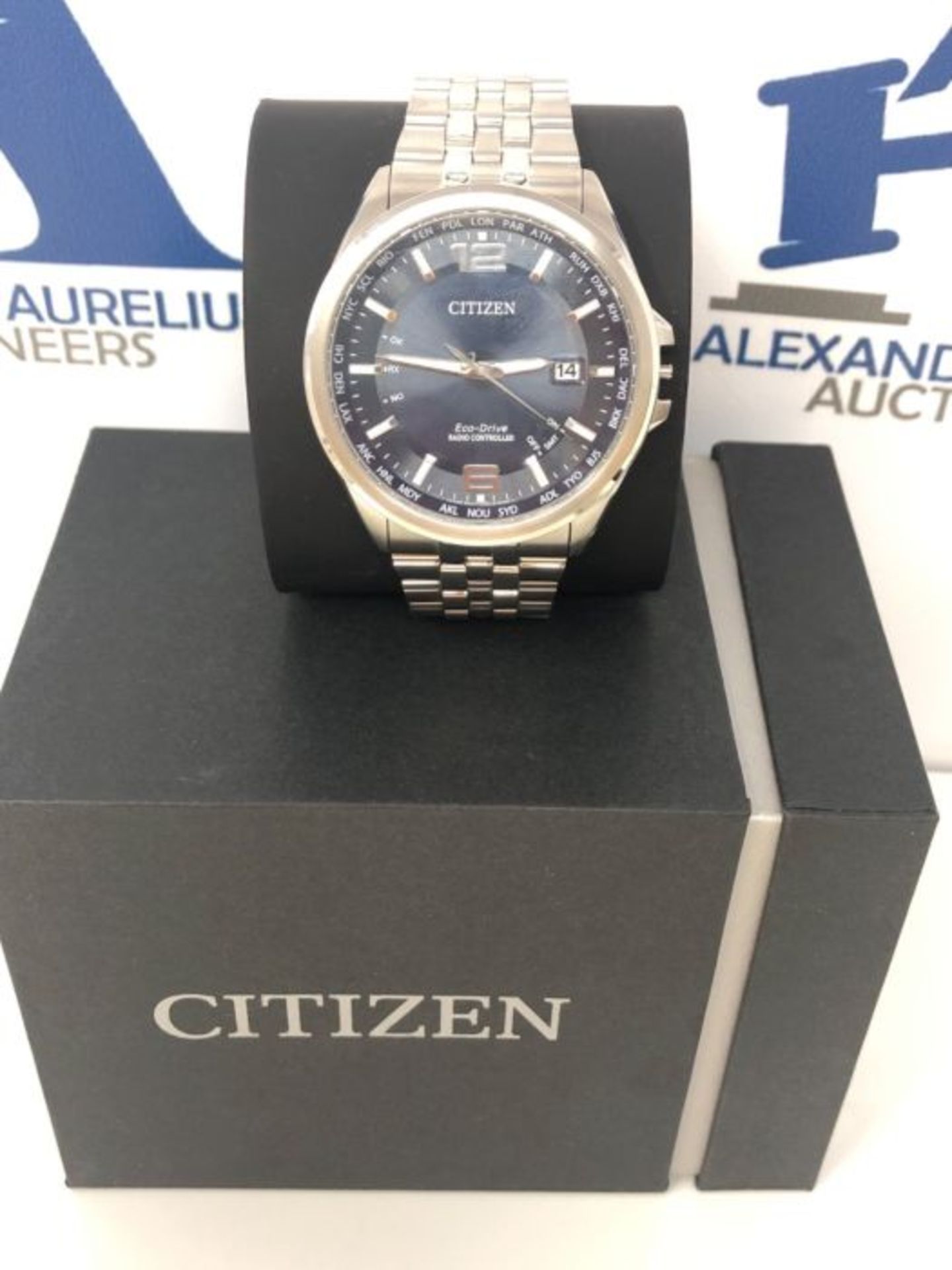 RRP £296.00 Citizen Herren Analog Quarz Uhr mit Edelstahl Armband CB0010-88L - Image 2 of 3