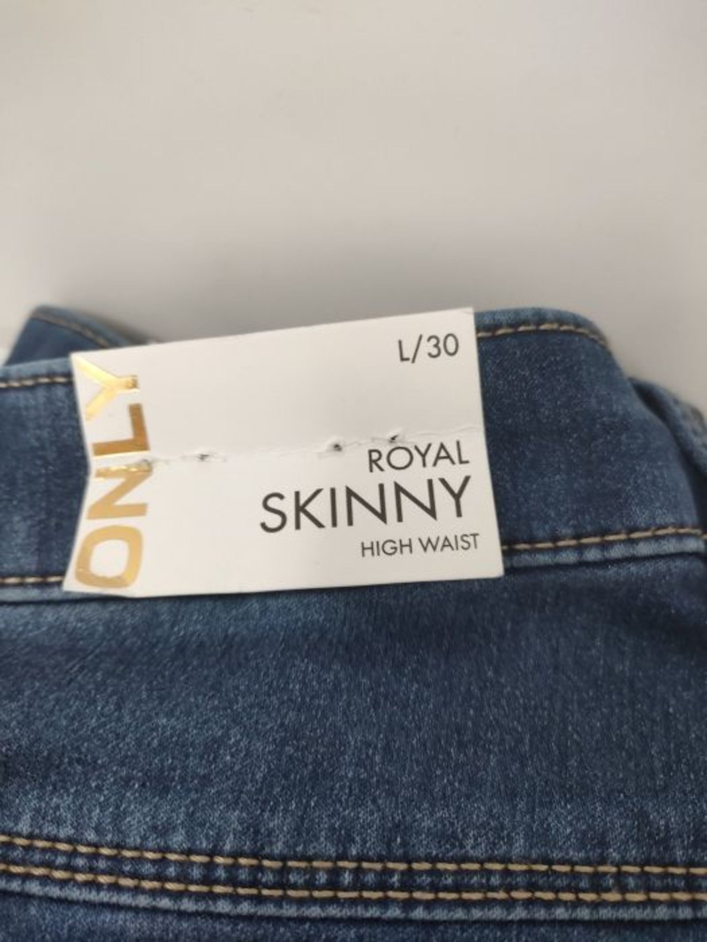 ONLY Women's Onlroyal Hw Skinny Jeans Bb Bj13964 Noos, Blue (Dark Blue Denim Dark Blue - Image 3 of 3