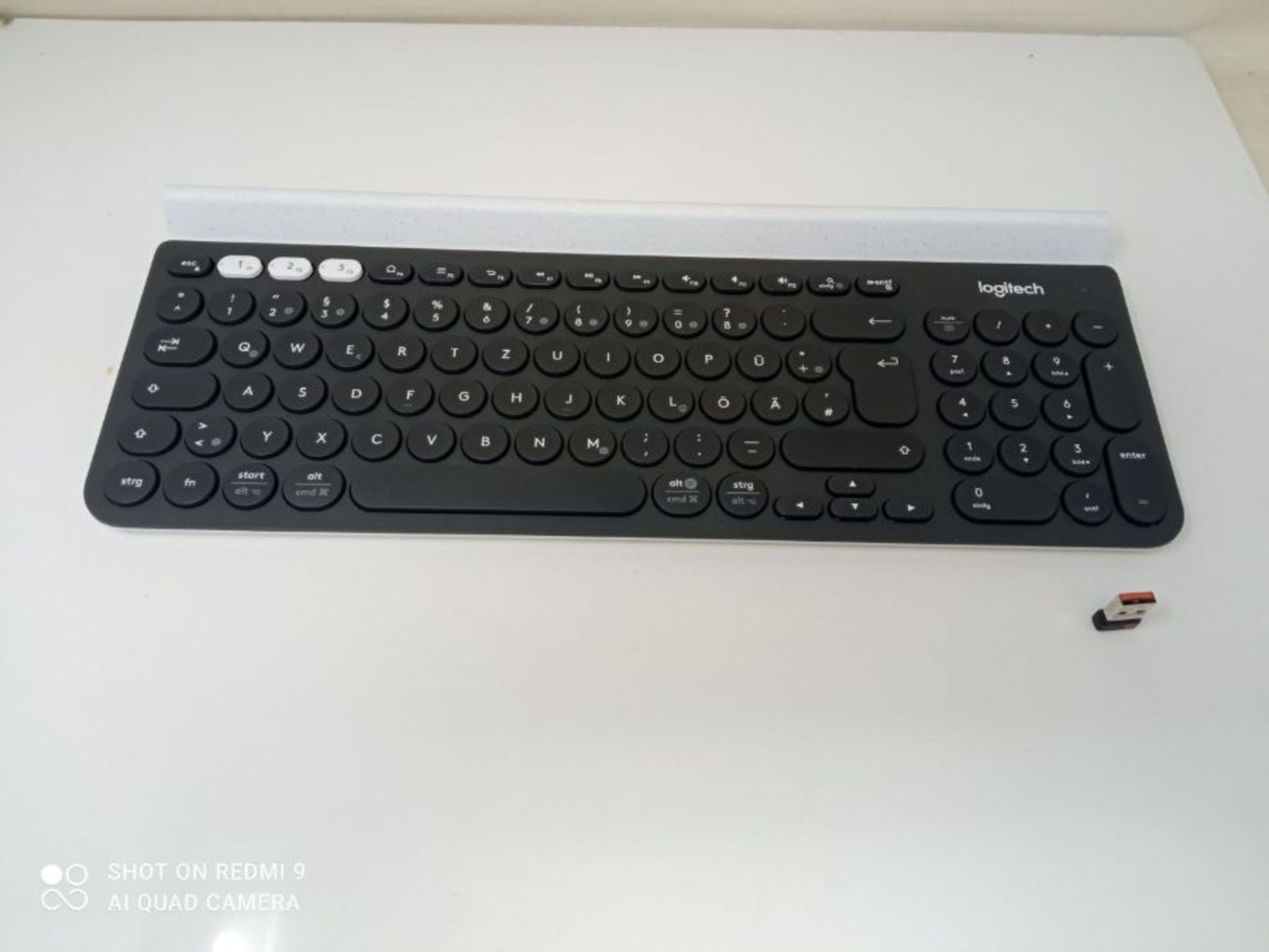 RRP £79.00 Logitech K780 Kabellose Tastatur, Bluetooth & 2.4 GHz Verbindung, Multi Device & Easy- - Image 3 of 3