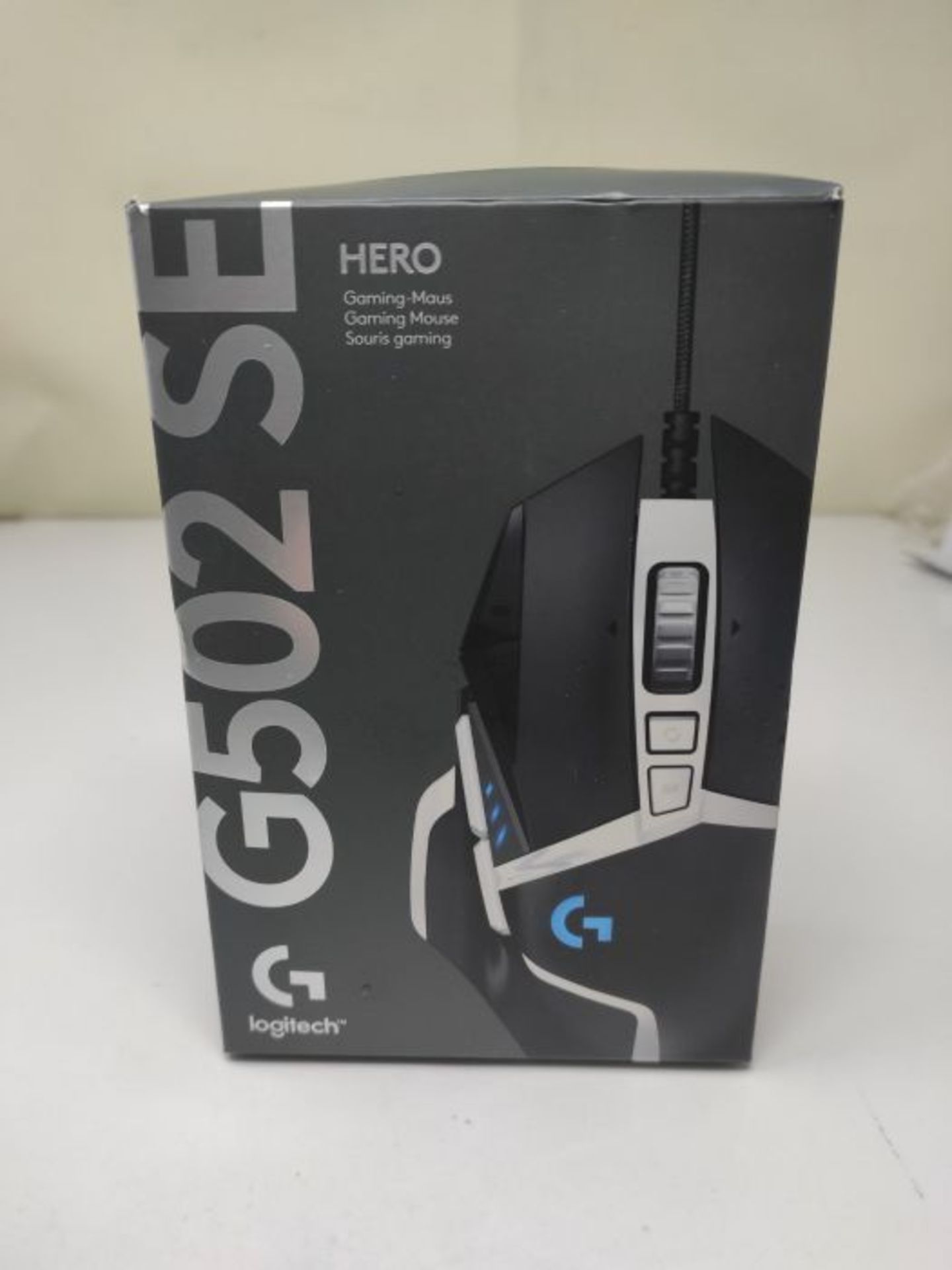 RRP £52.00 Logitech G502 HERO High Performance Gaming Mouse Special Edition, HERO 25K Sensor, 25 - Image 2 of 3