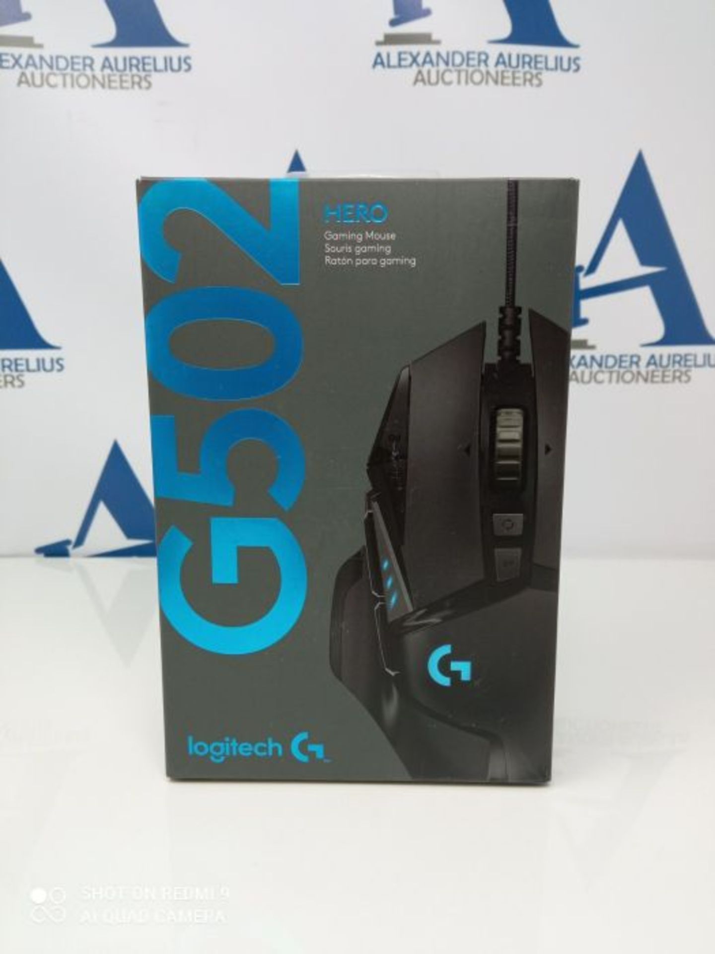 RRP £59.00 Logitech G502 HERO Mouse Gaming Prestazioni Elevate, Sensore HERO 25K, 25.600 DPI, RGB - Image 2 of 3