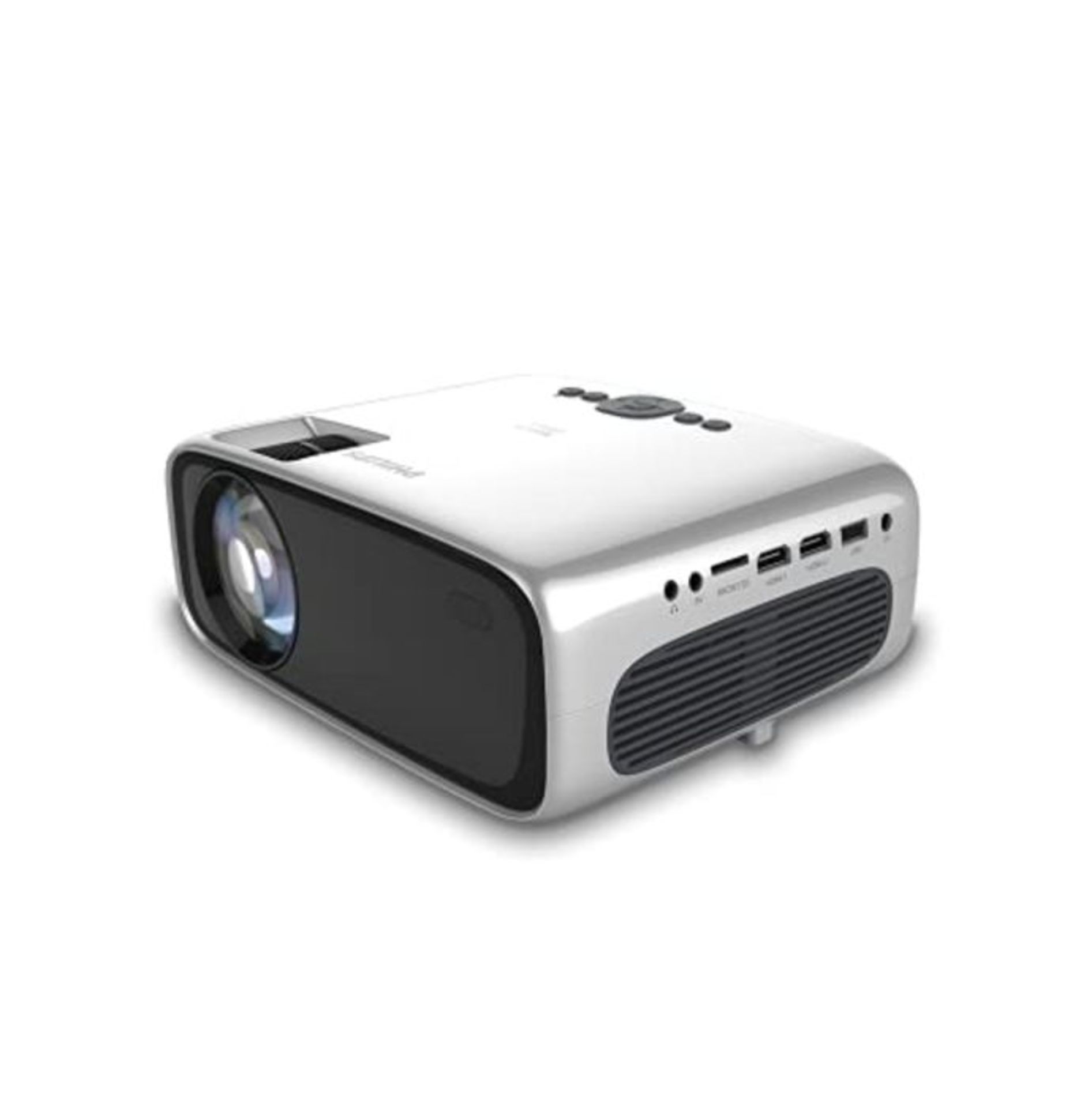 RRP £301.00 Philips NeoPix Ultra 2+, True Full HD Projector with Android TV Dongle, Chromecast Bui