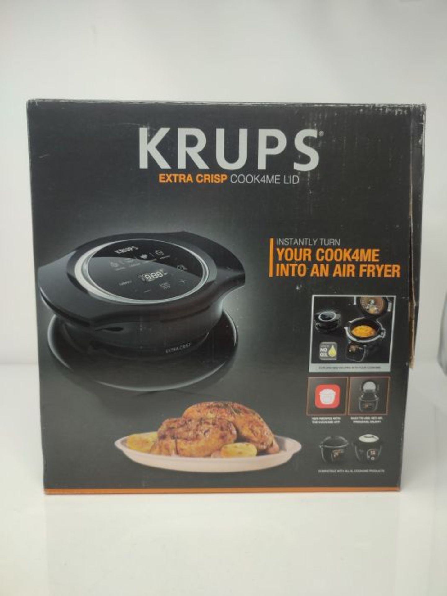 RRP £94.00 Krups AJ1508 COOK4ME EXTRA CRISP-DECKEL for Cook4Me - Image 2 of 3