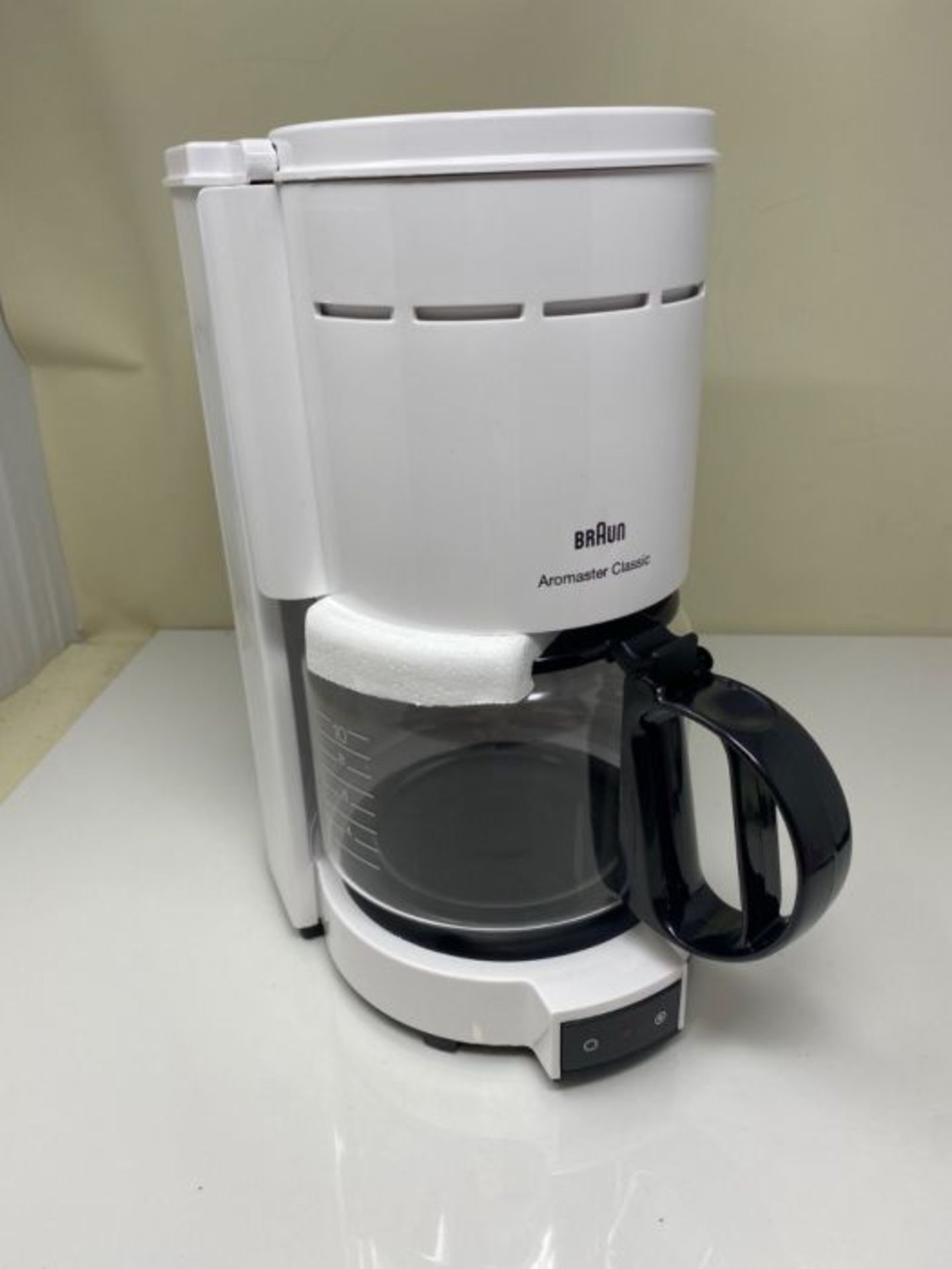 Braun KF47 WH Braun KF47 White 10-Cup Coffee Maker, 220V (Non-USA Compliant), White - Image 3 of 3