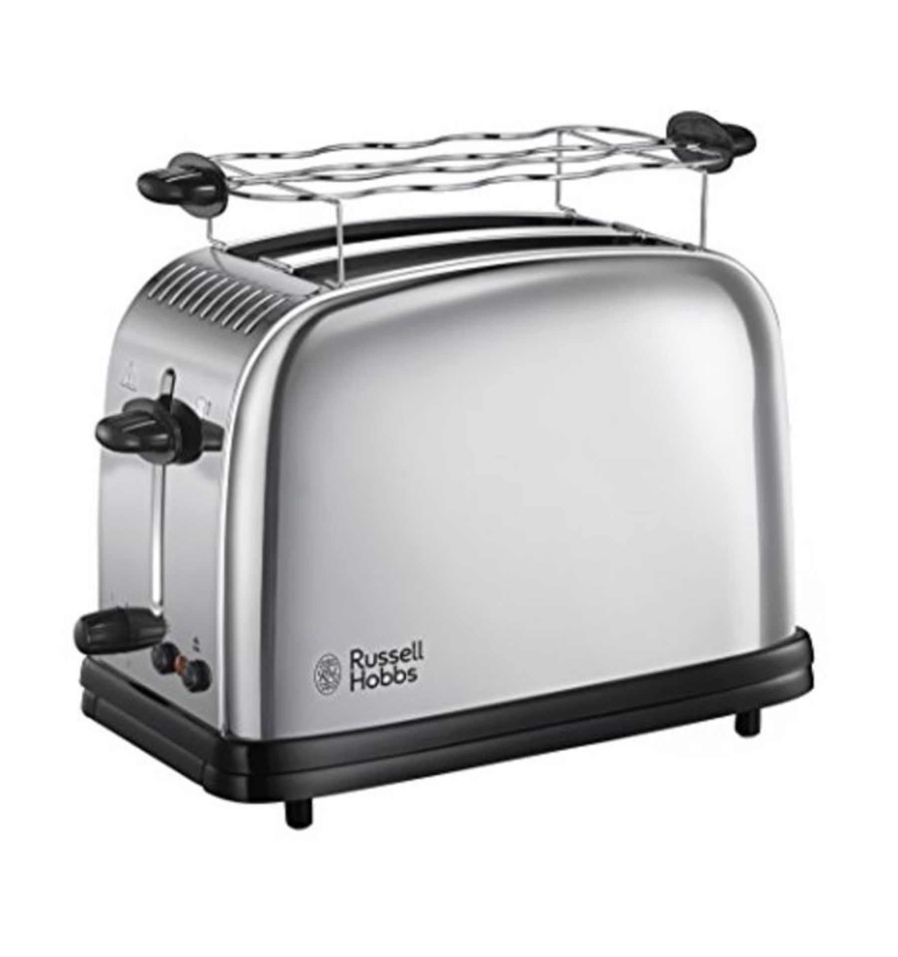 RRP £56.00 Russell Hobbs 23310-56 Toaster Chester-23310-56, Silver