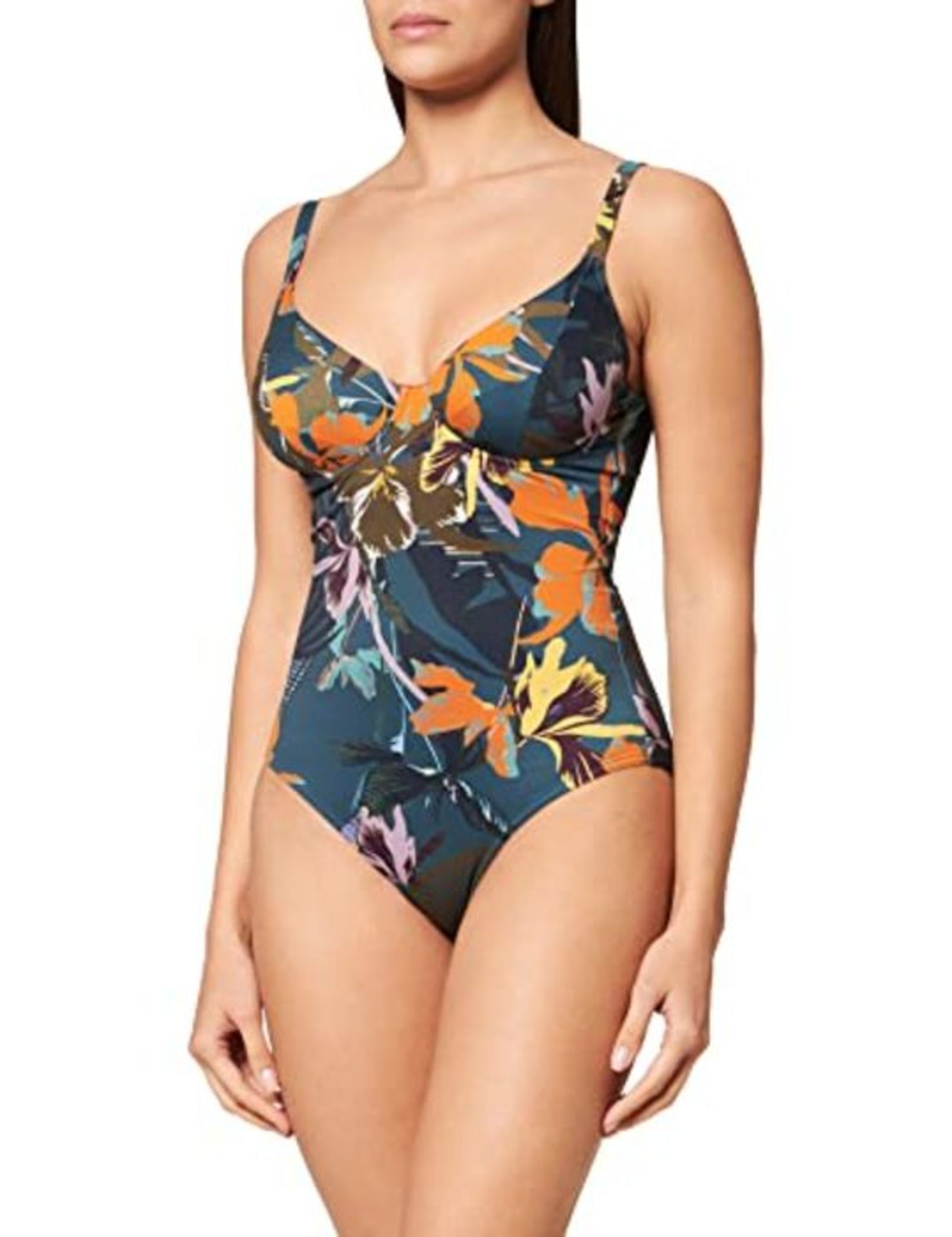 RRP £58.00 Maison Lejaby Tropique Maillot de Bain Une piÃ¨ce, Exotique Cypres, 95C Femme