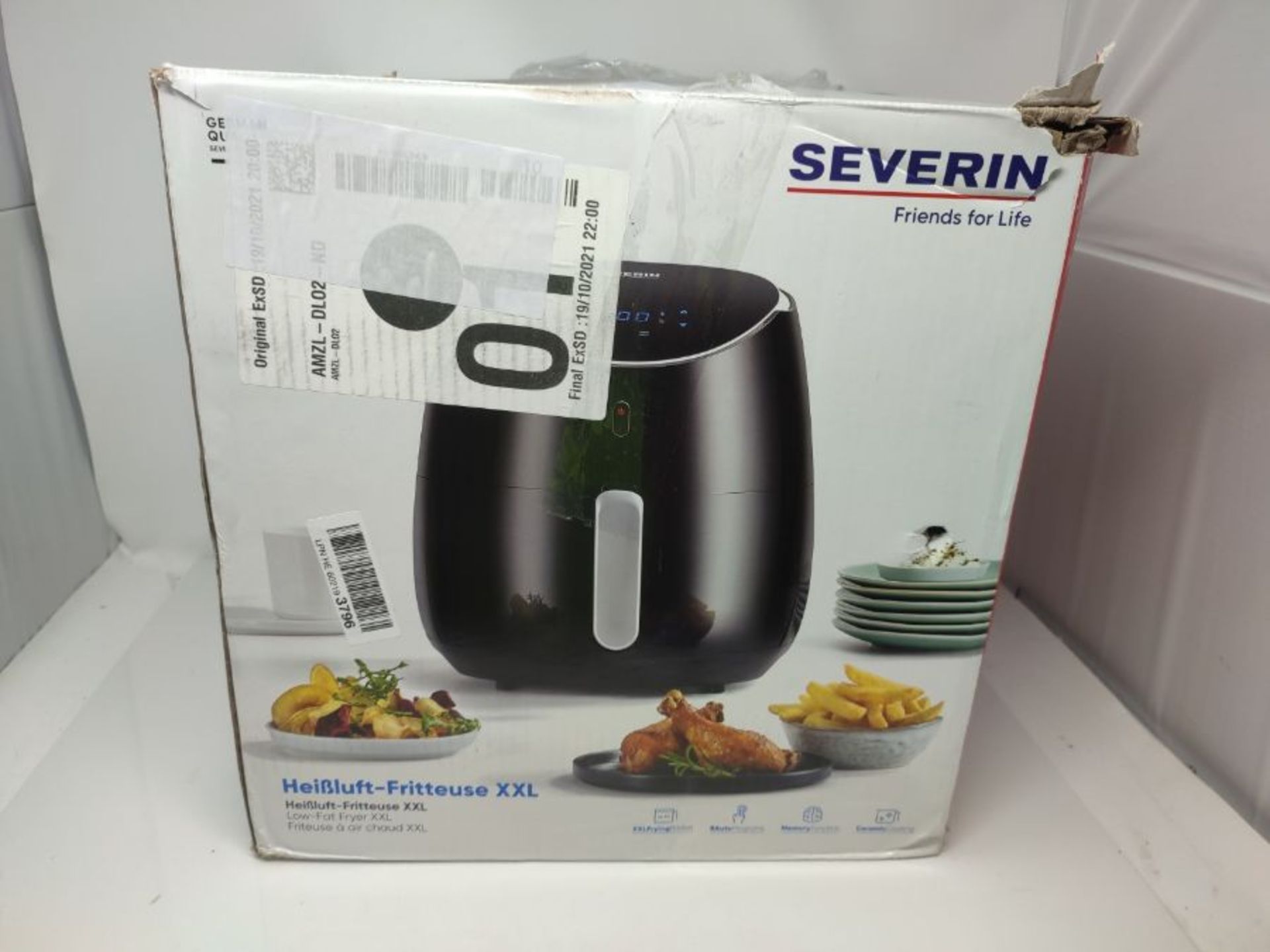 RRP £83.00 SEVERIN Hot-air fryer FR 2445 - Image 2 of 3