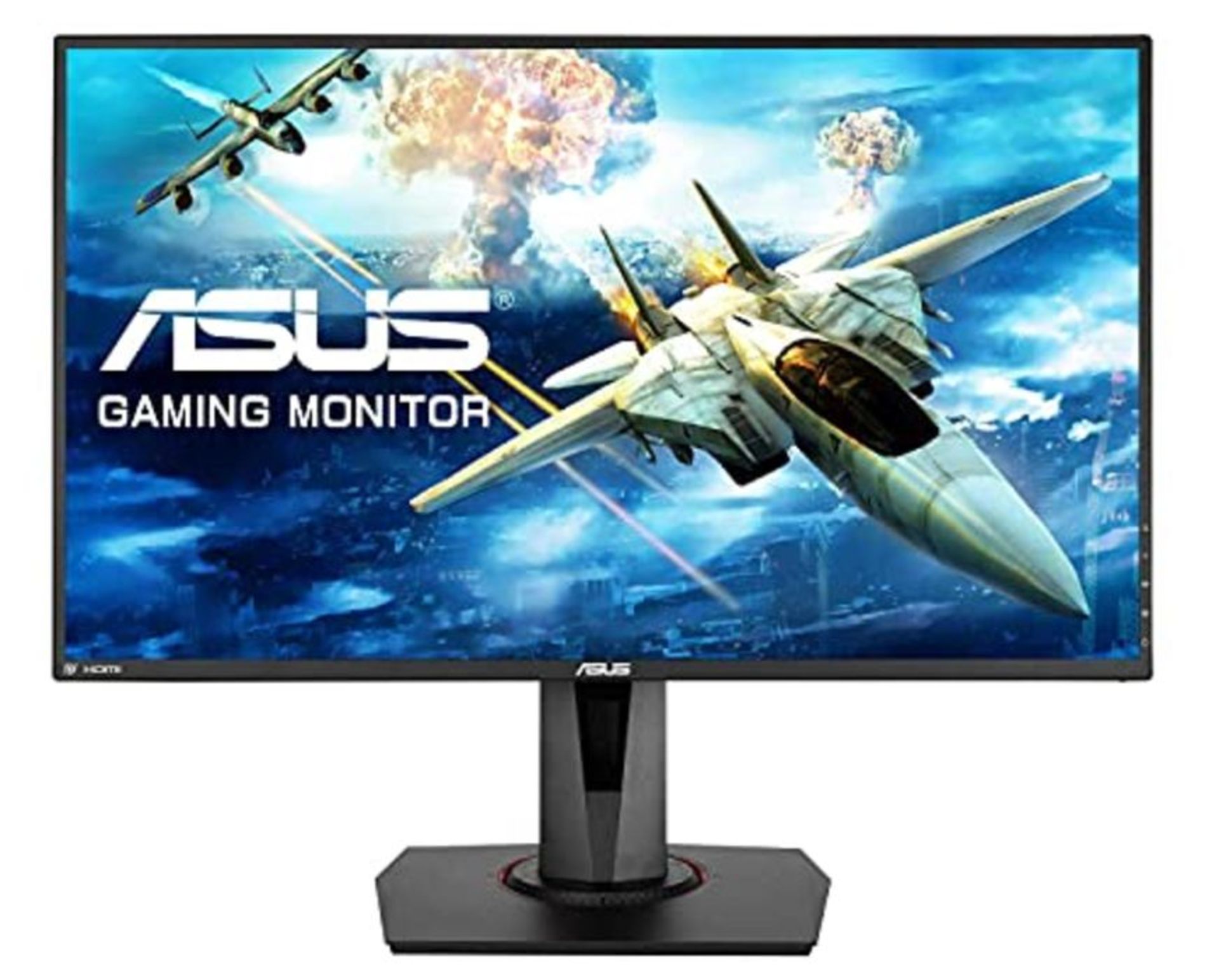 RRP £238.00 [BROKEN SCREEN] ASUS VG278Q, 27 Inch FHD (1980 x 1080) eSport Gaming monitor, 1 ms, Up