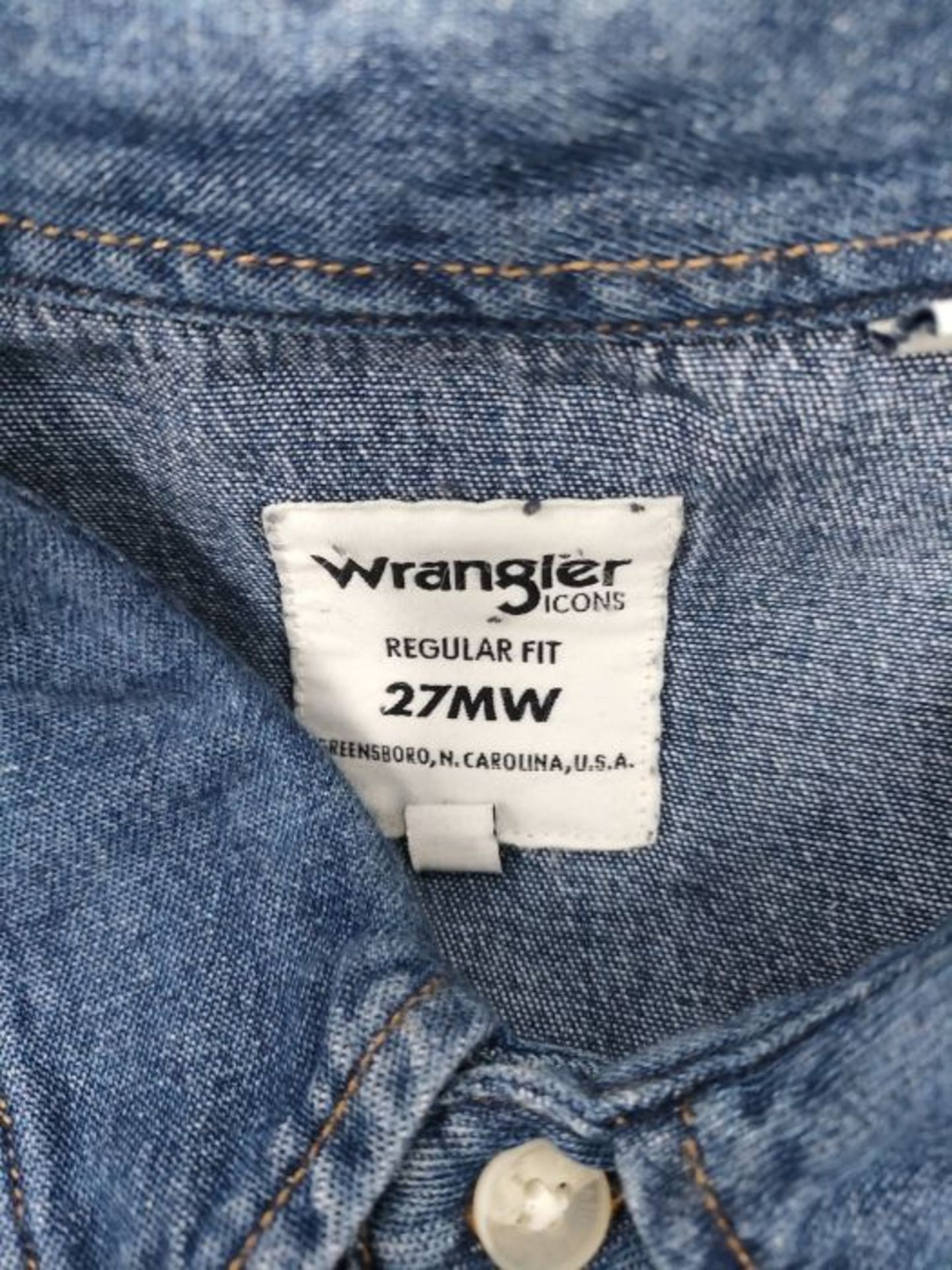 Wrangler Men's Icons Straight Jeans, Blue (1 Year 924), L UK - Image 3 of 3