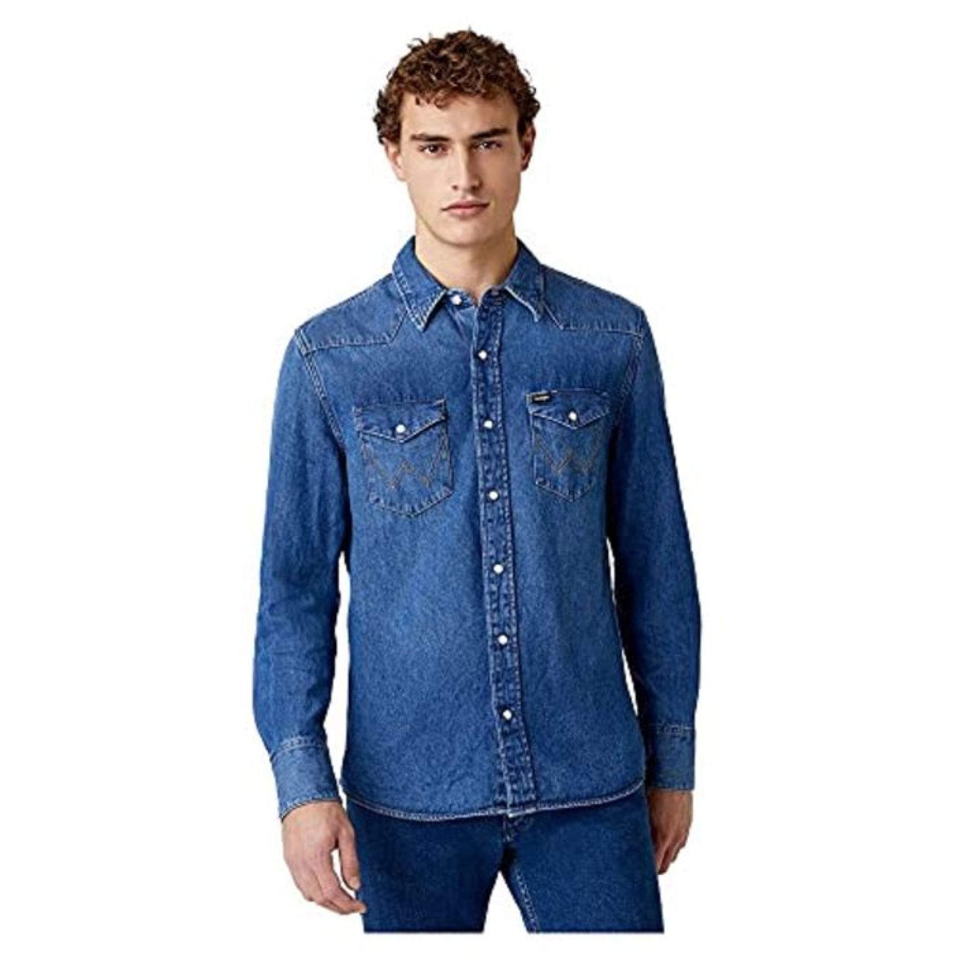 Wrangler Men's Icons Straight Jeans, Blue (1 Year 924), L UK