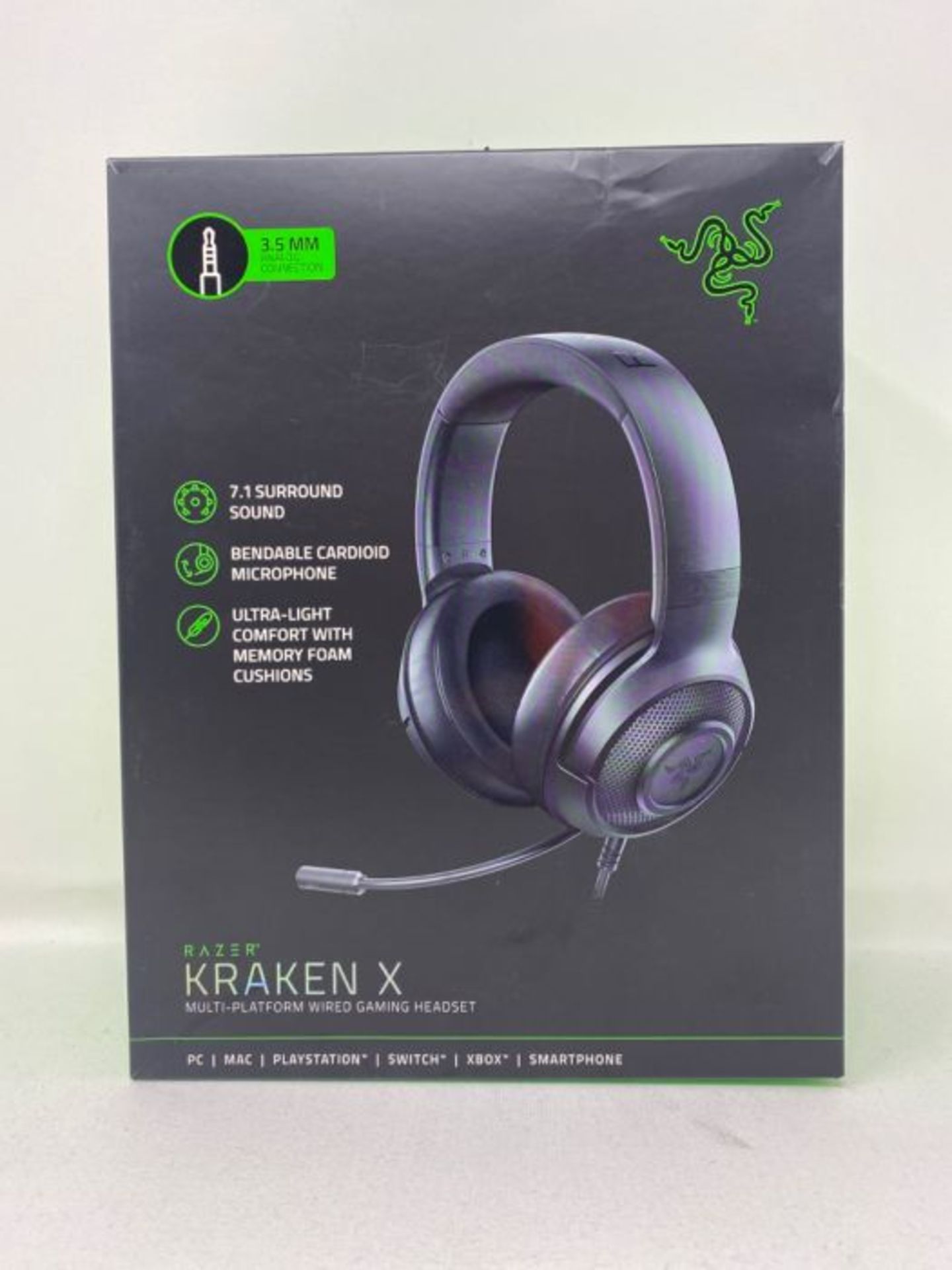 Razer Kraken X - Gaming Headset (Ultra leichte Gaming Headphones fÃ¼r PC, Mac, Xbox - Image 2 of 3