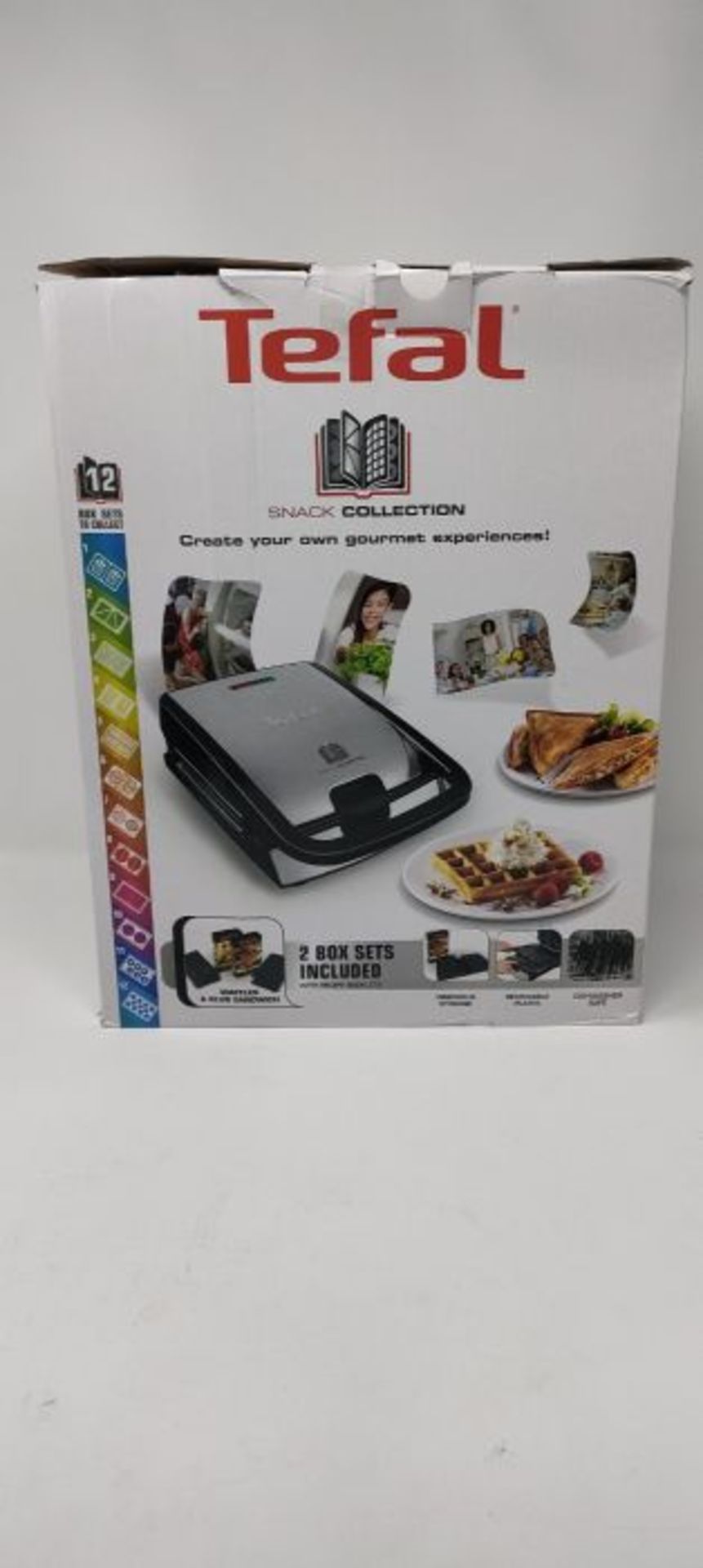 RRP £59.00 TEF SW852D Snack-Grill 12 in 1 - Image 2 of 3