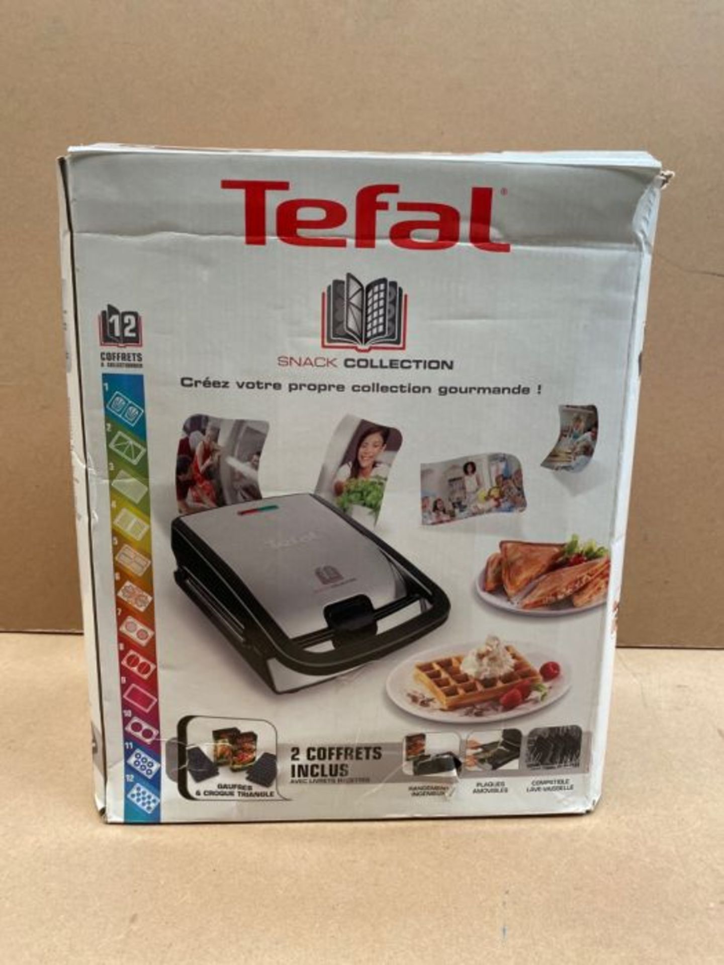 RRP £69.00 TEF SW852D Snack-Grill 12 in 1 - Image 2 of 3