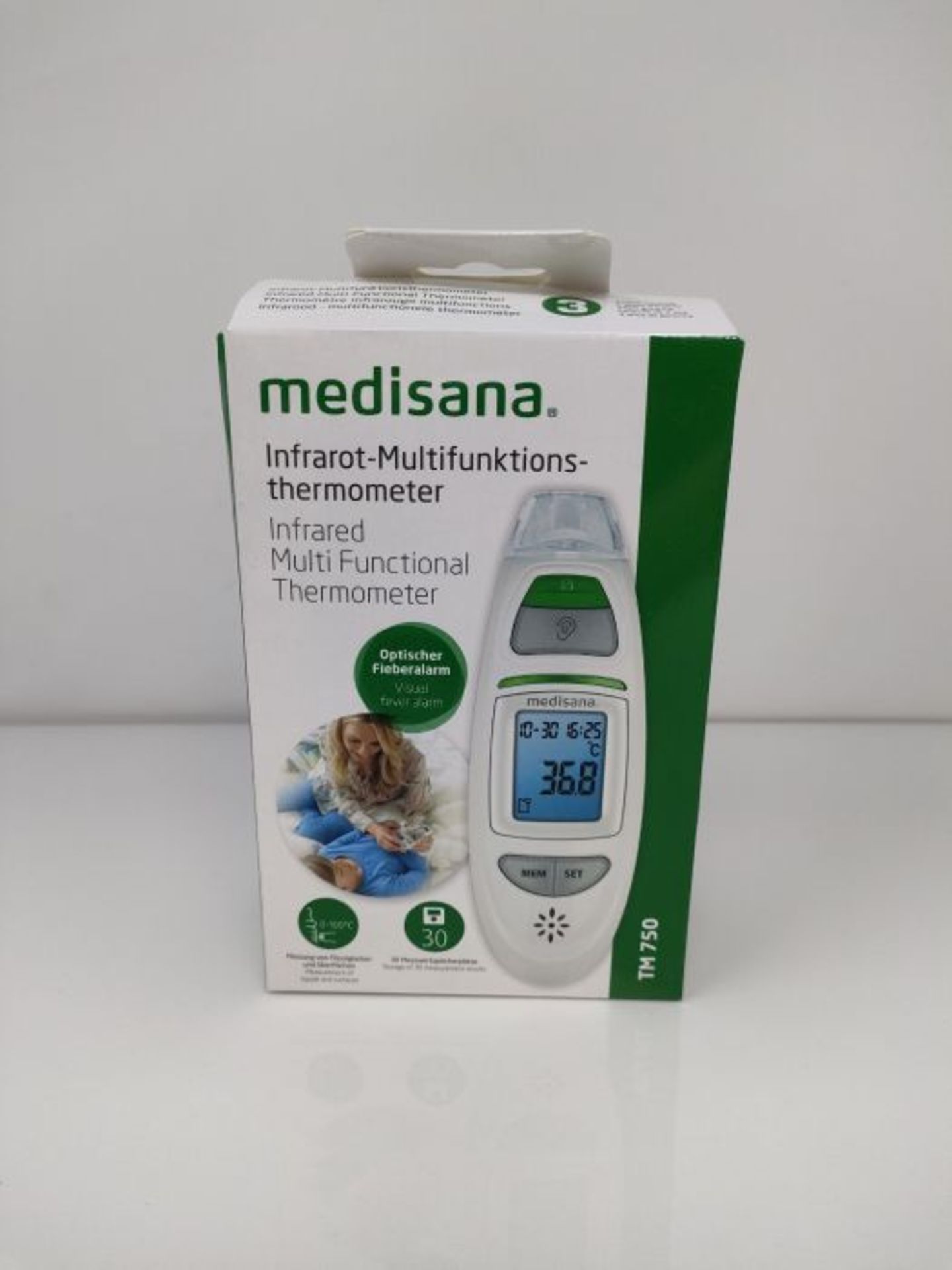 medisana TM 750 digital 6in1 clinical thermometer ear thermometer for baby, children a - Image 2 of 3